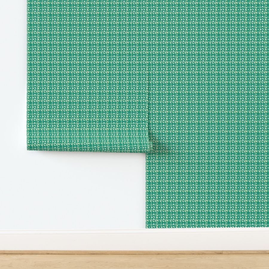 Element Abstract Mid Century Modern Wallpaper for a Retro Vibe - Wallpaper | Victoria Bright Home - Colorful Modern Wallpaper For Your Home - - abstract,blue,green,kitchen,mid century,modern,office,retro,sixties,yellow