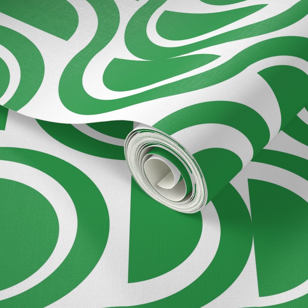 Waves Abstract Stripe Modern Wallpaper - Wallpaper | Victoria Bright Home - Colorful Modern Wallpaper For Your Home - - abstract,bedroom,black,black and white,blue,dining,Gray,green,kids,kitchen,modern,nursery,office,pink