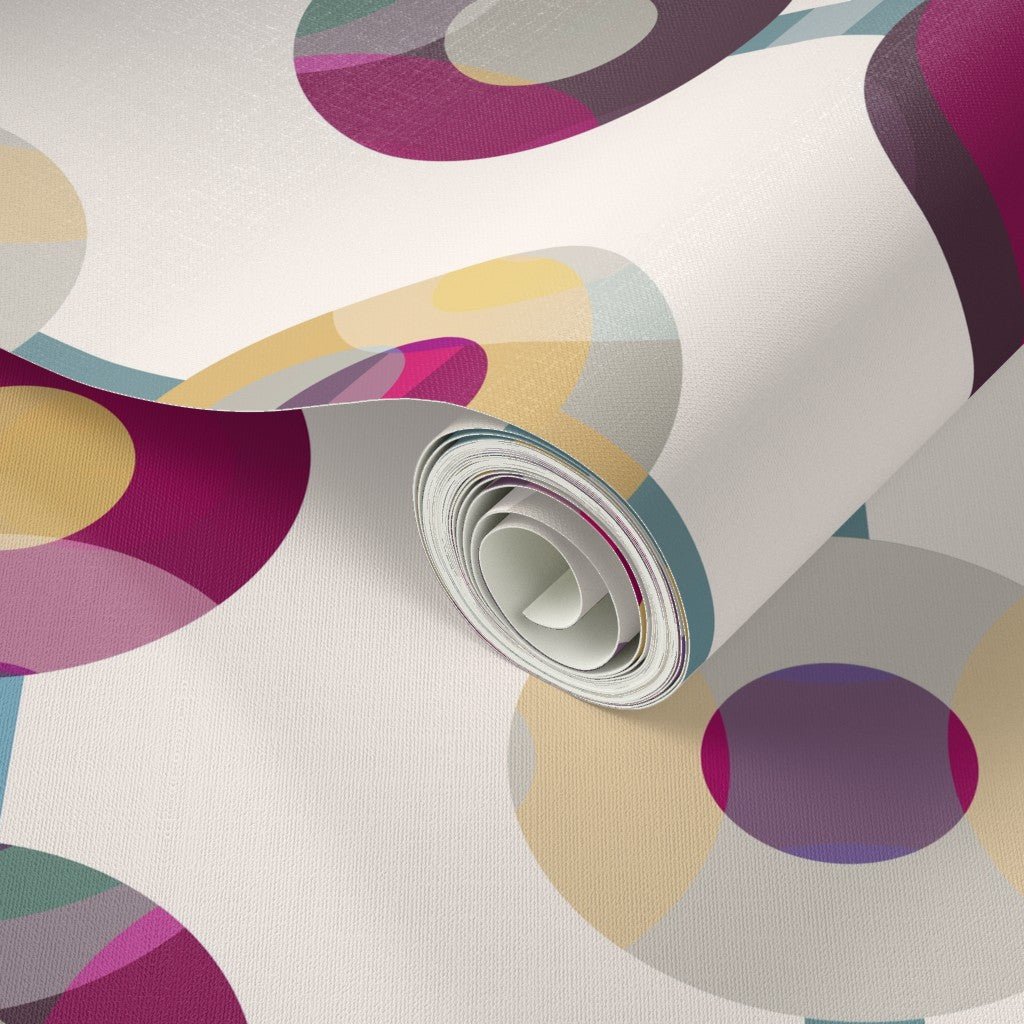 Retro Modern Turntable Wallpaper for a Classic Sophisticated Look - Wallpaper | Victoria Bright Home - Colorful Modern Wallpaper For Your Home - - bedroom,blue,dining,gold,green,living,modern,multicolor,office,pink,retro