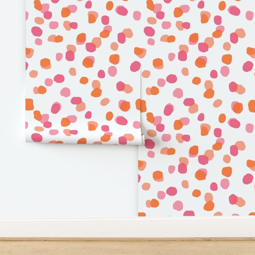 Sprinkles Bohemian Abstract Dot Wallpaper for Kitchen or Kid&