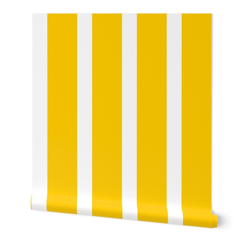 Bold Striped Wallpaper in Bright Colors for a British Interiors Feel - Wallpaper | Victoria Bright Home - Colorful Modern Wallpaper For Your Home - - bedroom,blue,dining,green,kids,kitchen,modern,nursery,office,orange,pink,red,retro,scandinavian,stripes,traditional,yellow