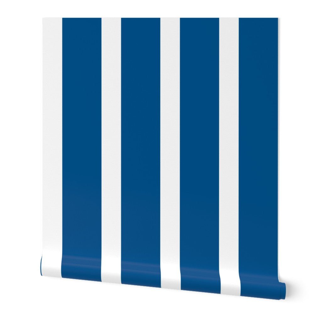 Bold Striped Wallpaper in Bright Colors for a British Interiors Feel - Wallpaper | Victoria Bright Home - Colorful Modern Wallpaper For Your Home - - bedroom,blue,dining,green,kids,kitchen,modern,nursery,office,orange,pink,red,retro,scandinavian,stripes,traditional,yellow