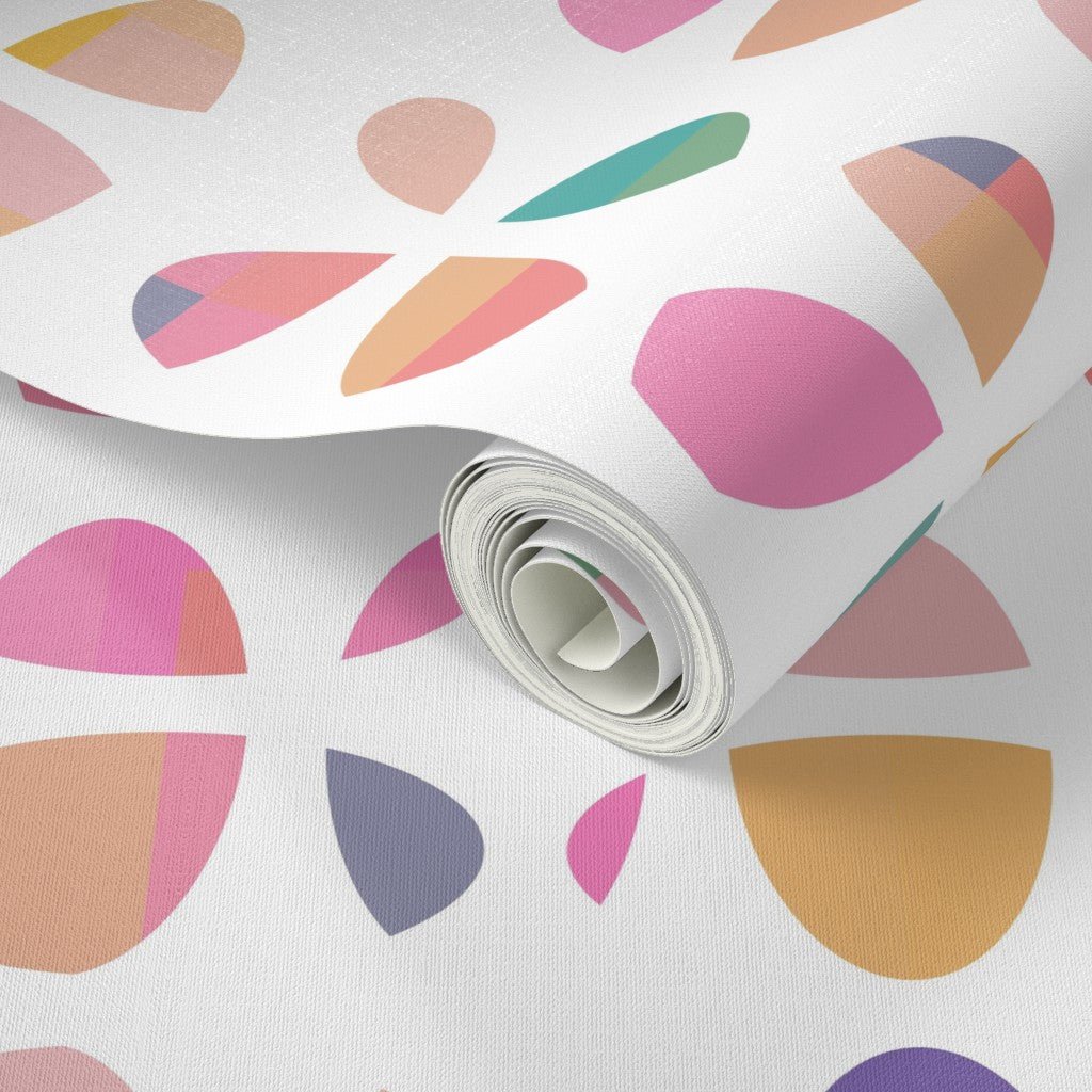 Abstract Butterfly Wallpaper for Nursery Kids and Nature Lovers - Wallpaper | Victoria Bright Home - Colorful Modern Wallpaper For Your Home - - abstract,animal,bedroom,kids,modern,multicolor,nursery,scandinavian