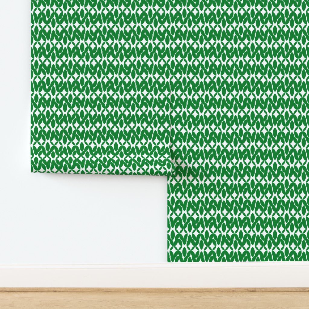 Japanese Tea Leaves Wallpaper in Bright Green - Wallpaper | Victoria Bright Home - Colorful Modern Wallpaper For Your Home - - abstract,dining,green,japanese,kitchen,modern,office