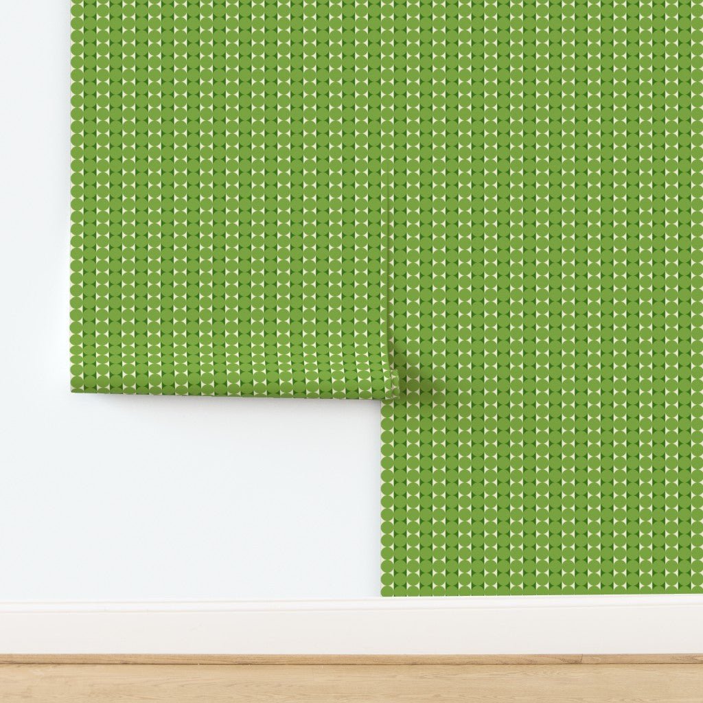 Abacus Retro Striped Dot Wallpaper in Ten Nostalgic Colors - Wallpaper | Victoria Bright Home - Colorful Modern Wallpaper For Your Home - - bedroom,blue,dining,dots,green,kids,kitchen,living,mid century,modern,nursery,office,orange,pink,purple,red,retro,stripes,turquoise,yellow