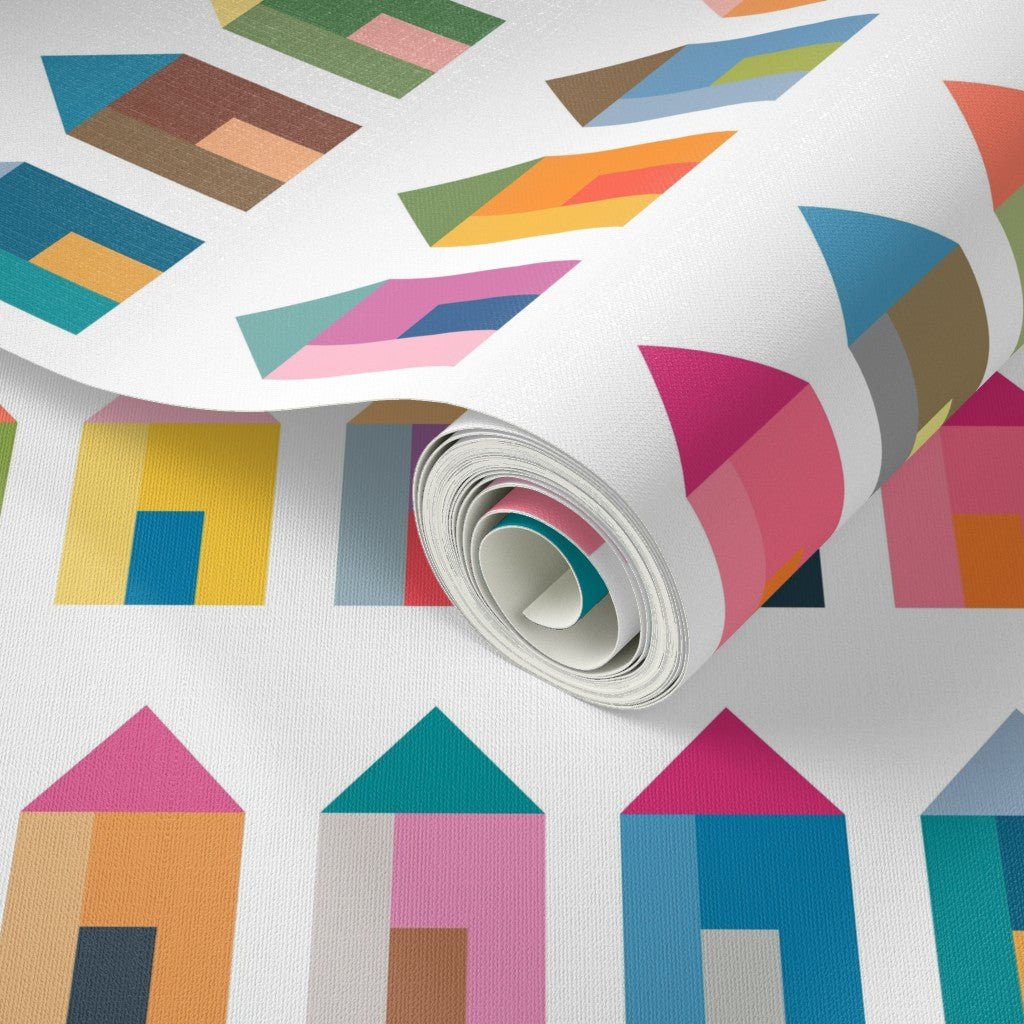 Living EXTRA Tiny Miniature House Modern Wallpaper