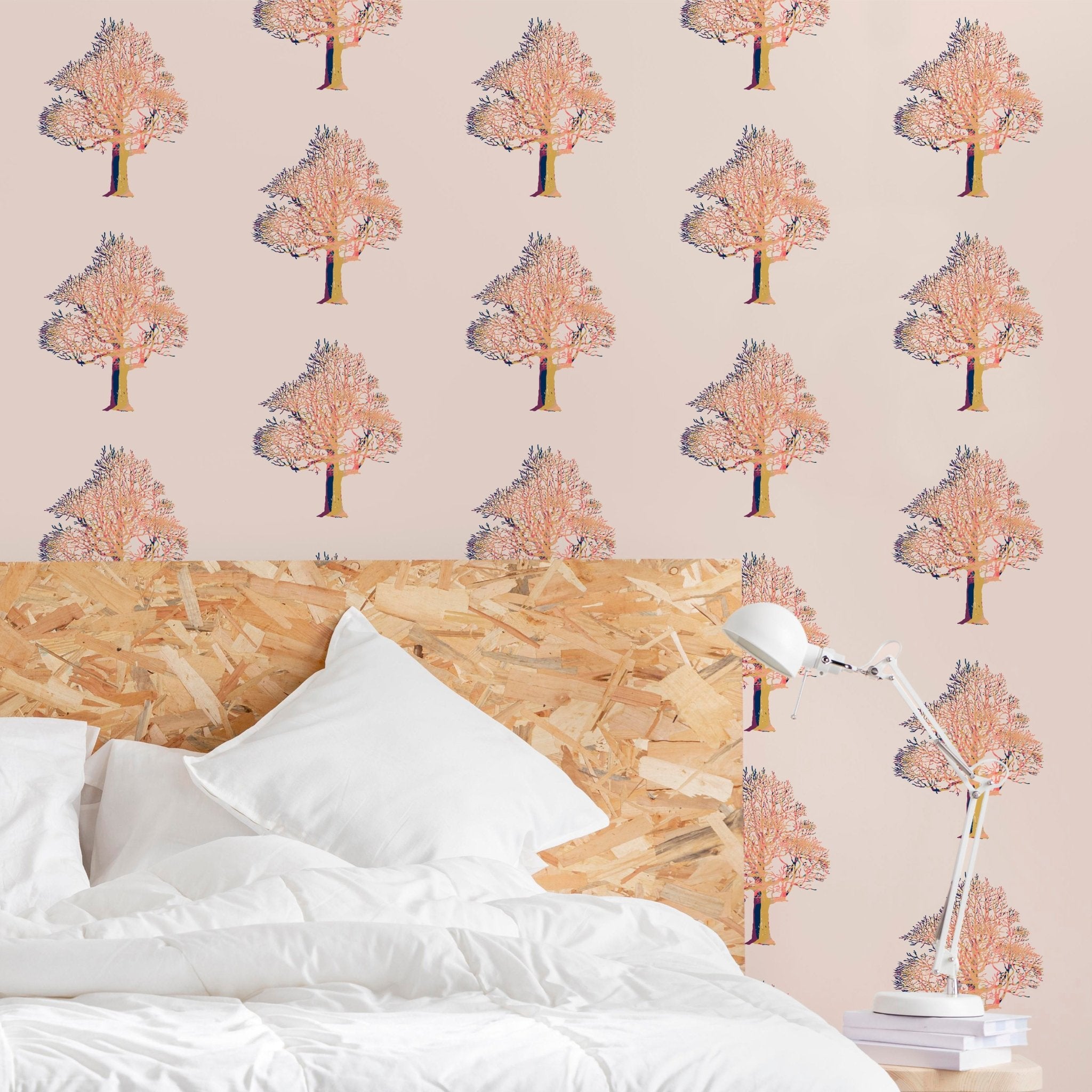 Chinoiserie Tree Wallpaper for an Elegant Traditional Style - Wallpaper | Victoria Bright Home - Colorful Modern Wallpaper For Your Home - - asian,bedroom,dining,floral,living,multicolor,nursery,traditional,vintage