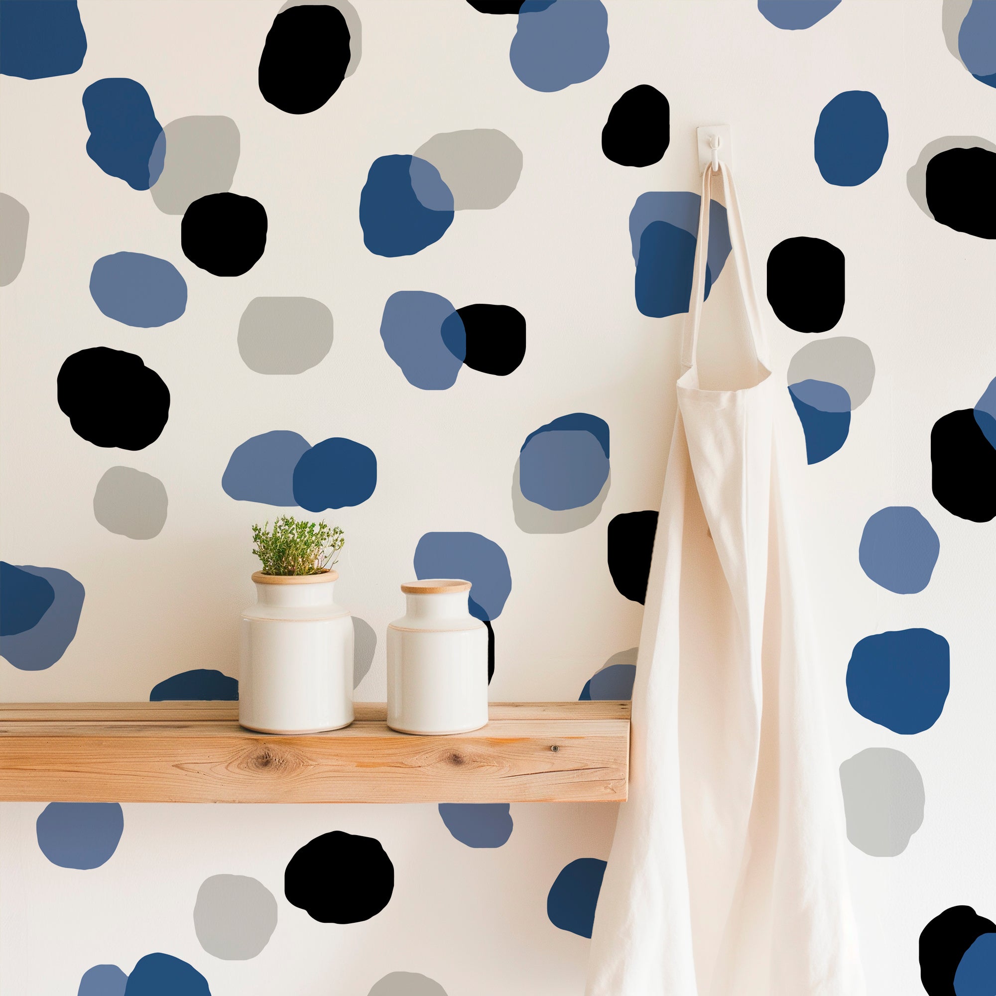 Sprinkles Bohemian Abstract Dot Wallpaper for Kitchen or Kid&