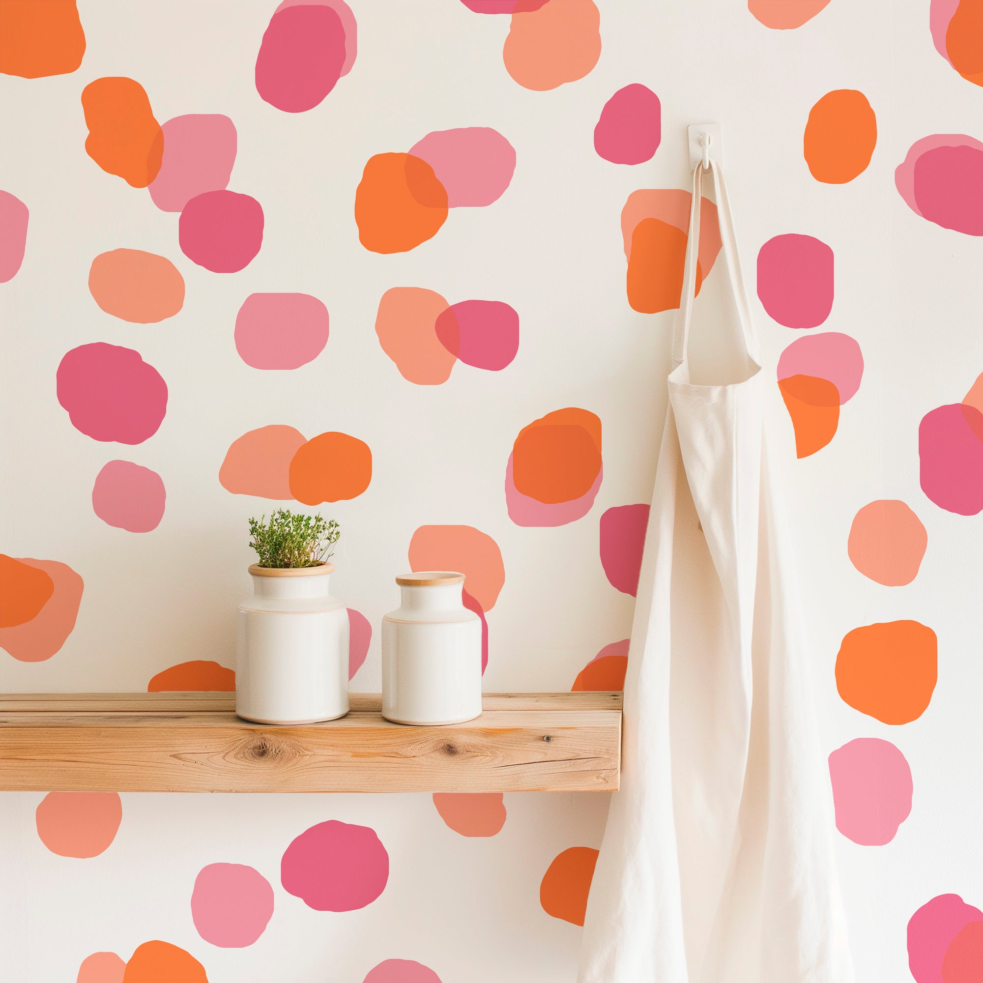 Sprinkles Bohemian Abstract Dot Wallpaper for Kitchen or Kid&