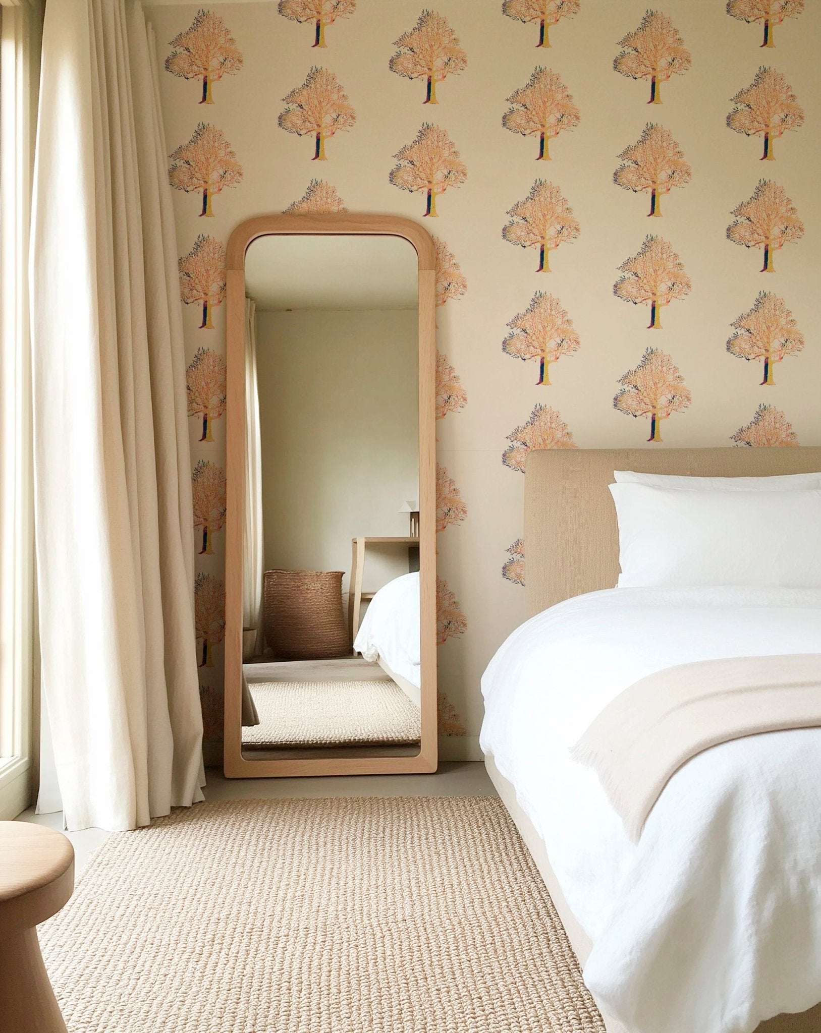 Chinoiserie Tree Wallpaper for an Elegant Traditional Style - Wallpaper | Victoria Bright Home - Colorful Modern Wallpaper For Your Home - - asian,bedroom,dining,floral,living,multicolor,nursery,traditional,vintage