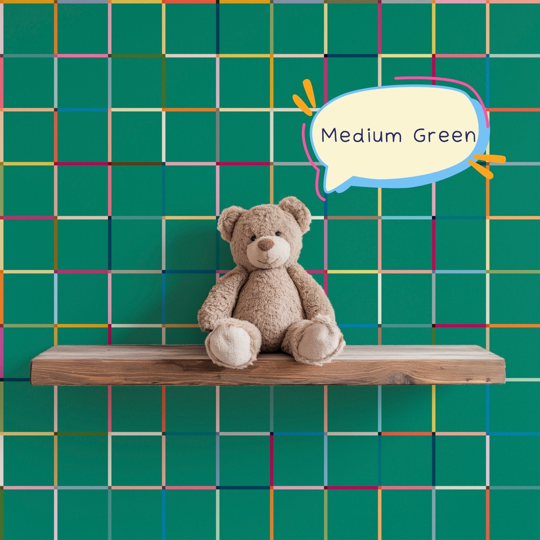 Monkey Bars Modern Geometric Wallpaper for a Fun Kid&