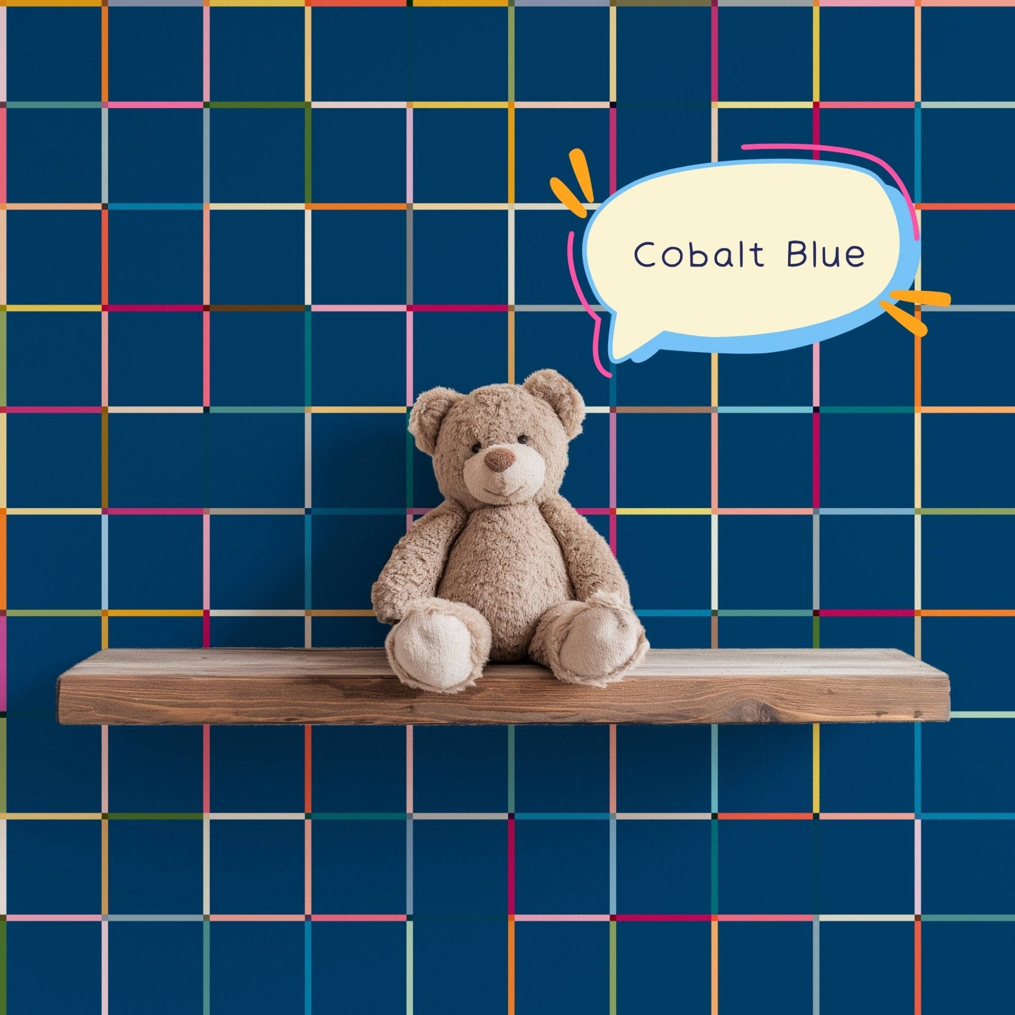 Monkey Bars Modern Geometric Wallpaper for a Fun Kid&