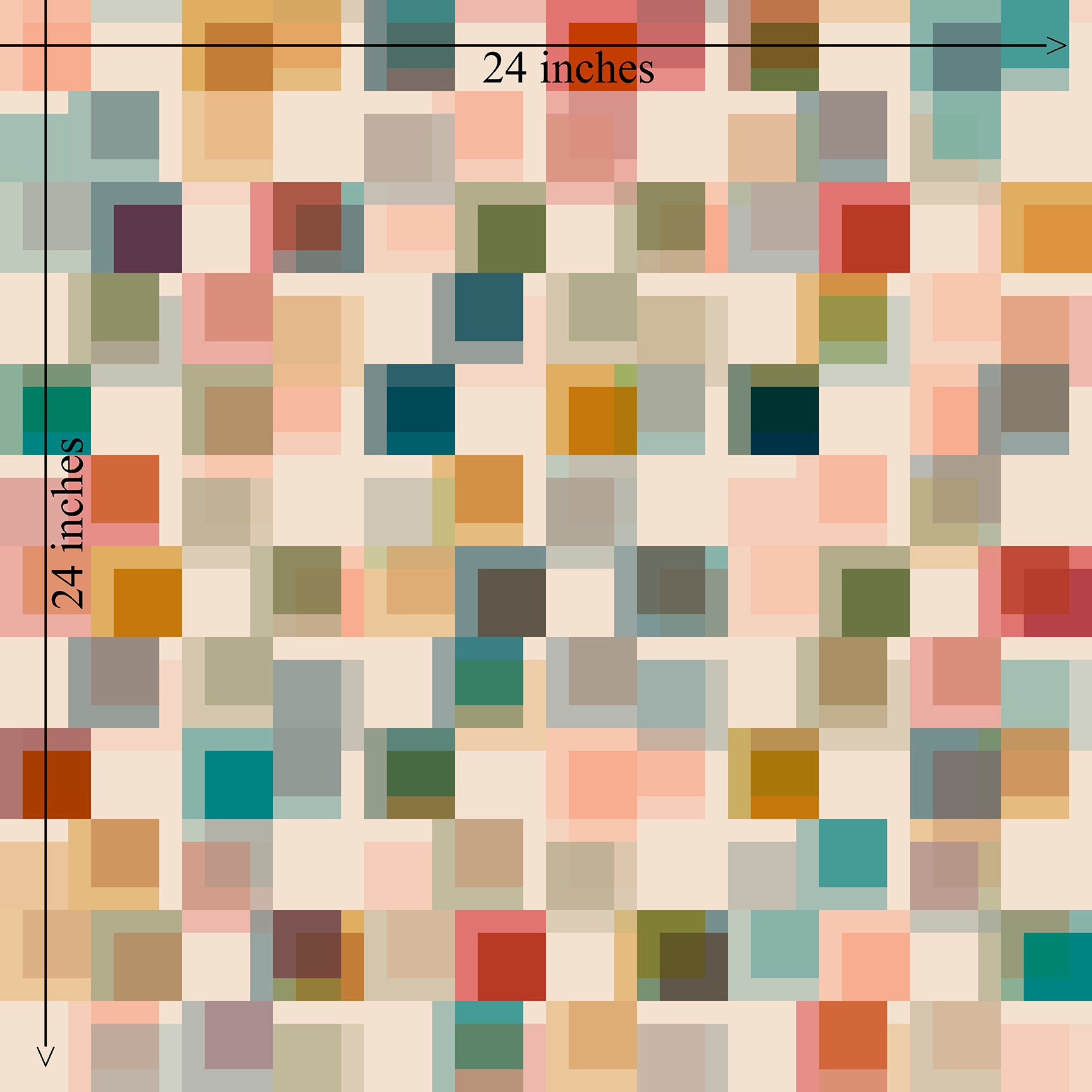 Madge Mid-Century Modern Wallpaper - Retro Geometric Pattern | Victoria Bright Home