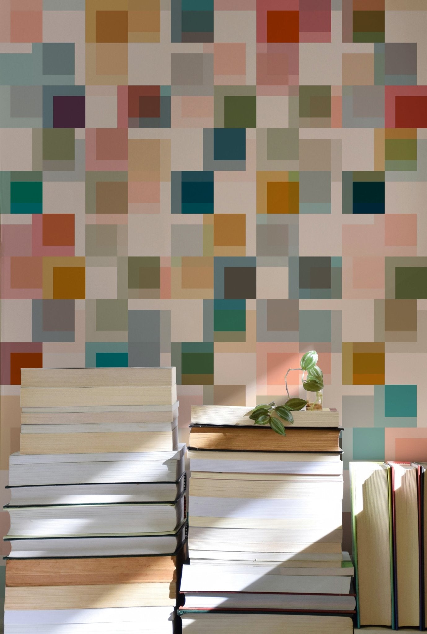 Madge Mid-Century Modern Wallpaper - Retro Geometric Pattern | Victoria Bright Home