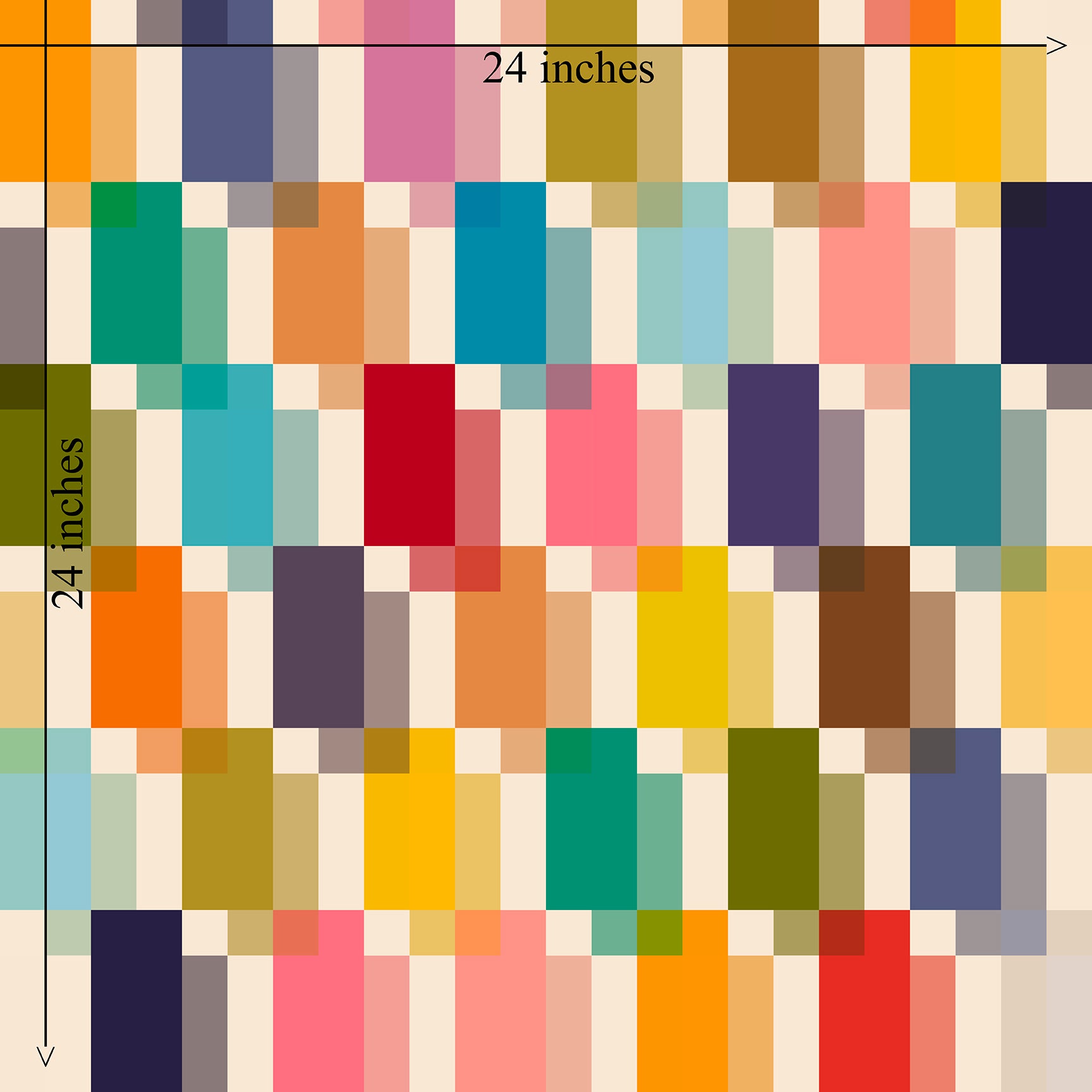 Mid Century Modern Jewel Wallpaper for Bright and Colorful Decor - Wallpaper | Victoria Bright Home - Colorful Modern Wallpaper For Your Home - - bedroom,blue,dining,green,living,mid century,modern,multicolor,orange,pink,yellow