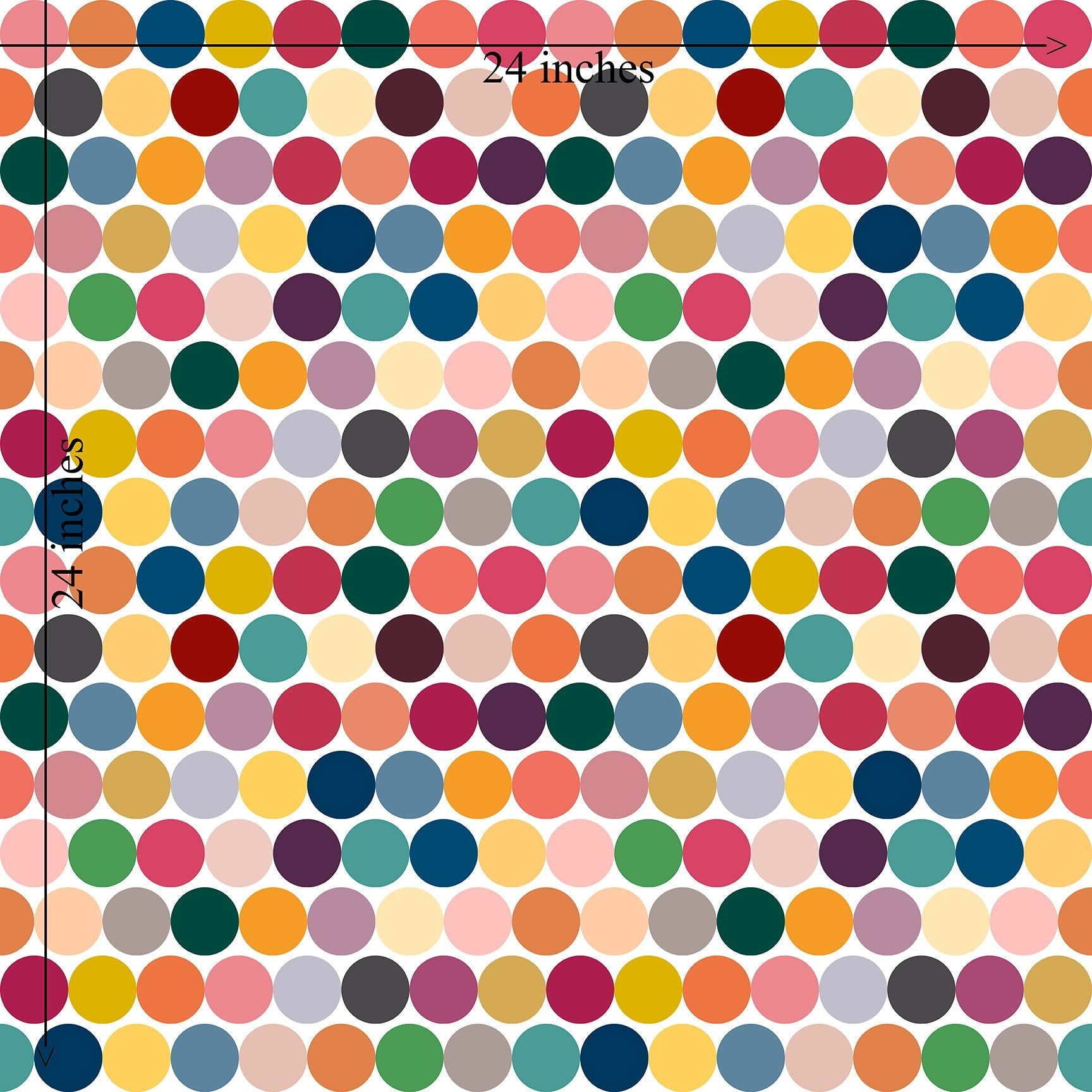 Meadowsweet Country Polka Dot Wallpaper for Farmhouse or Cottage - Wallpaper | Victoria Bright Home - Colorful Modern Wallpaper For Your Home - - bedroom,blue,coral,cream,dining,gold,Gray,green,kitchen,modern,multicolor,orange,pink,purple,red,yellow