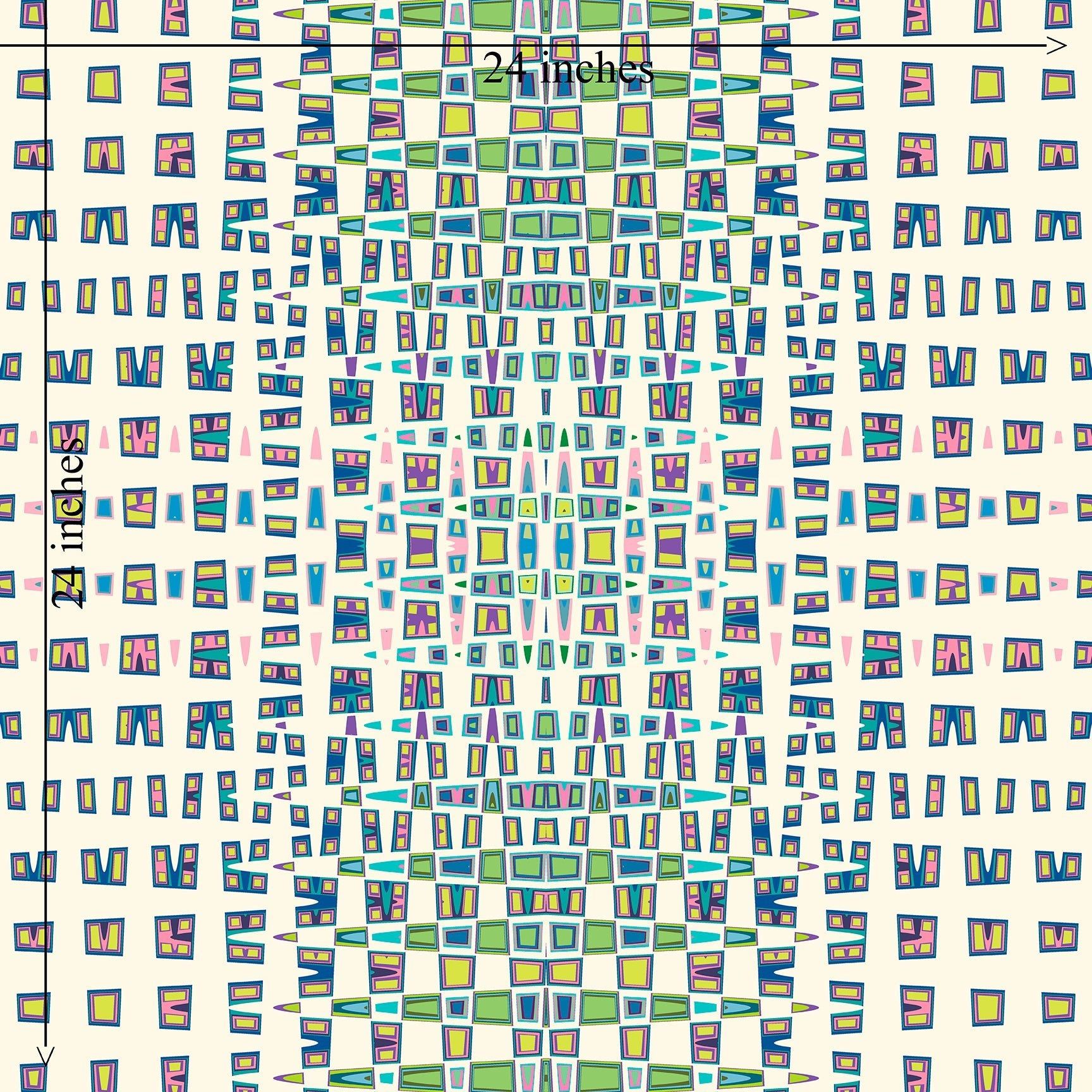 Mardis Gras Abstract Modern Wallpaper for a Retro Look - Wallpaper | Victoria Bright Home - Colorful Modern Wallpaper For Your Home - - abstract,bedroom,green,kitchen,modern,multicolor,nursery,pink,retro,yellow