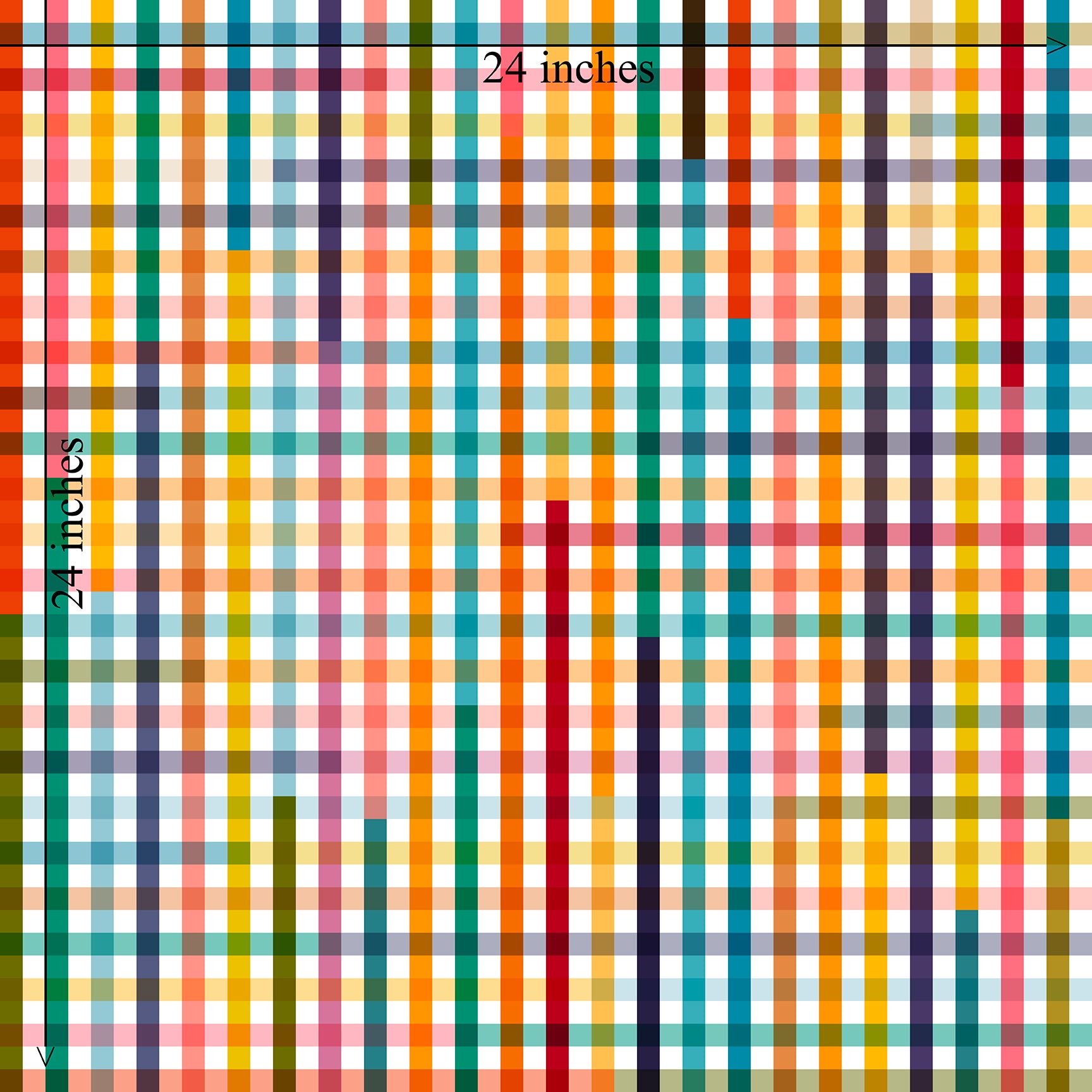 Confetti Party Plaid Wallpaper for a Nursery or Kid&