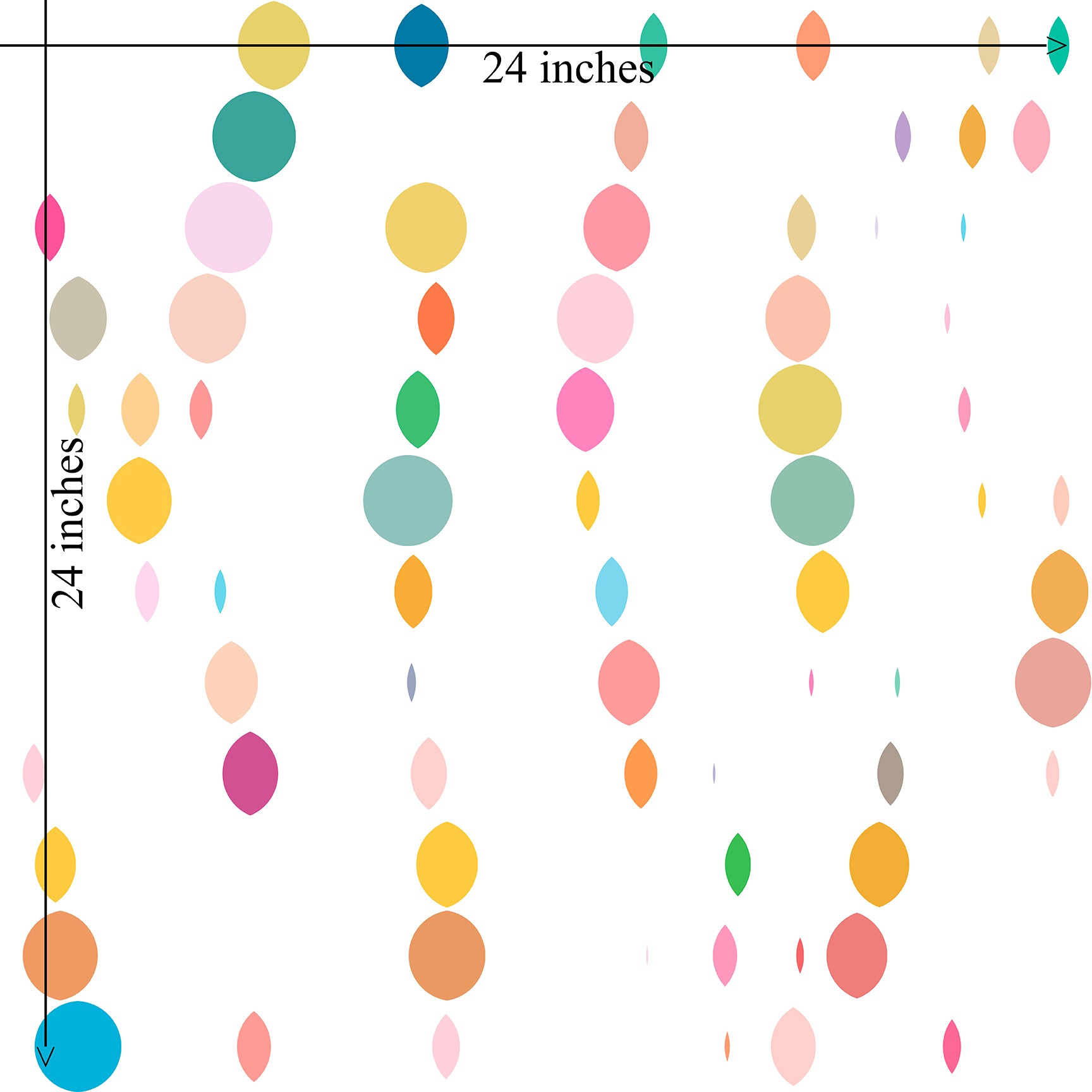 Charming Kids Confetti Raindrops Wallpaper for a Nursery or Bedroom - Wallpaper | Victoria Bright Home - Colorful Modern Wallpaper For Your Home - - abstract,bedroom,kids,modern,multicolor,nursery,stripes