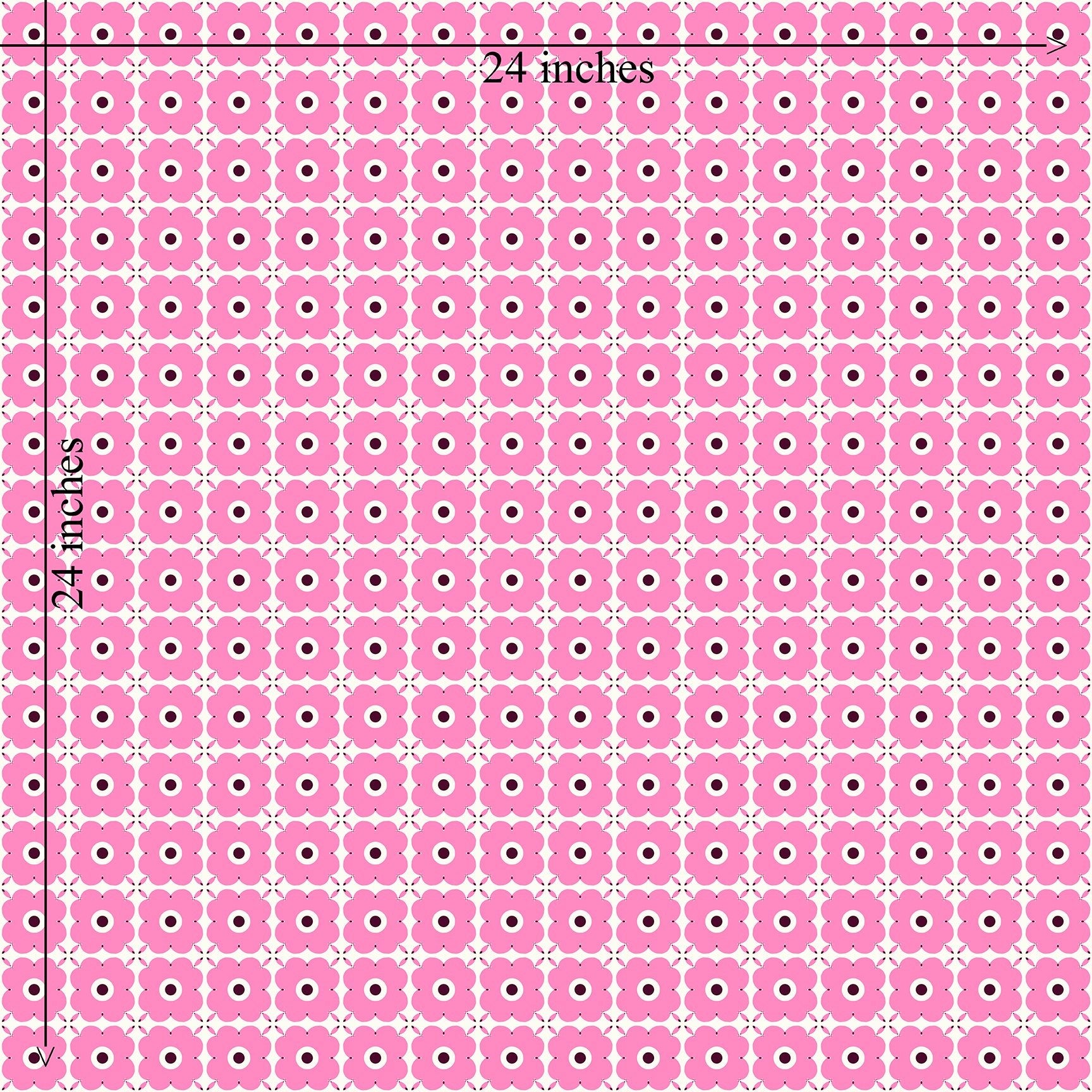 Pink Sweet Pea Geometric Floral Wallpaper for an Eclectic Bohemian Style - Wallpaper | Victoria Bright Home - Colorful Modern Wallpaper For Your Home - - floral,kids,kitchen,modern,nursery,office,pink