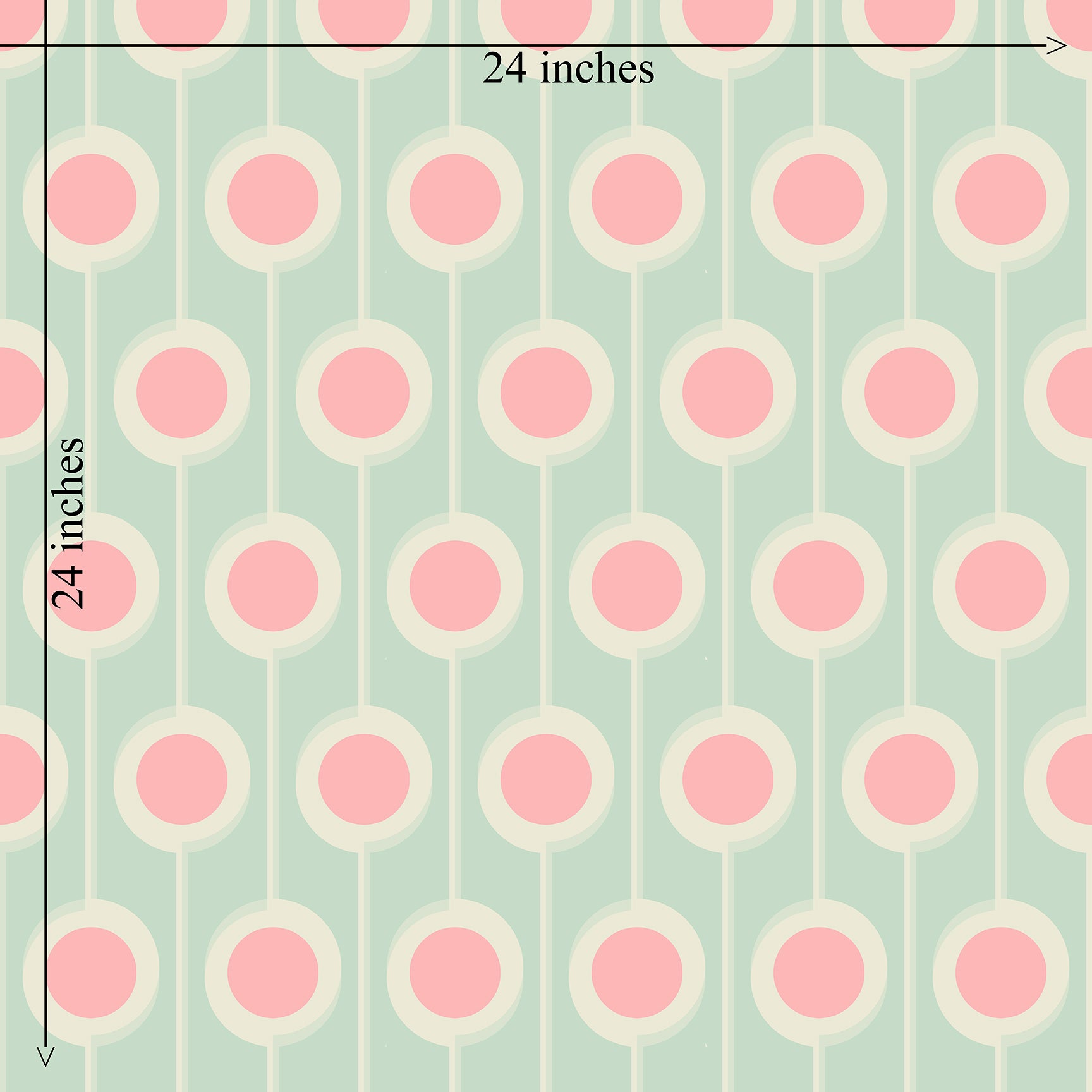 Modernist Floral Wallpaper for Nursery and Kids Room