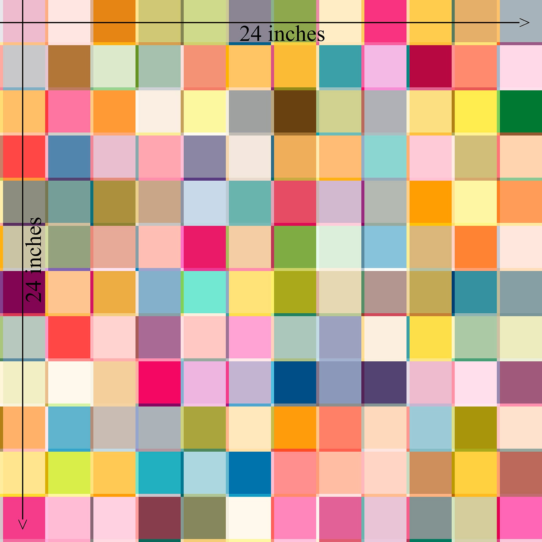 Retro Multicolored Checkered Wallpaper with Bright Colors