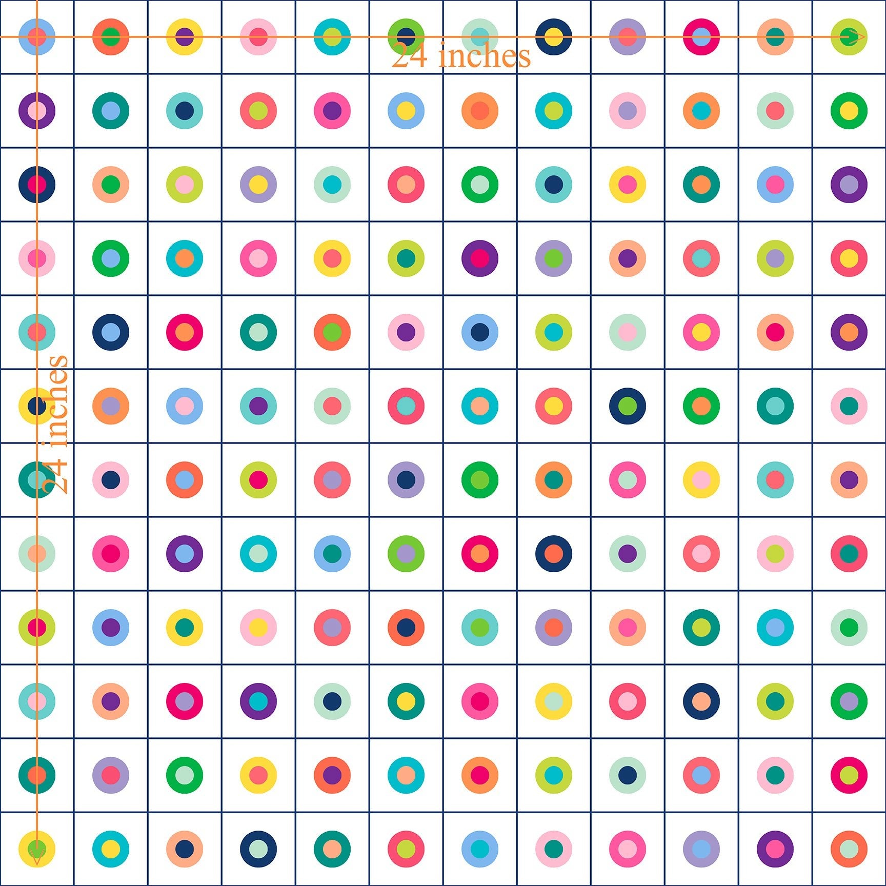 Pop Art Wallpaper - Retro Colorful Circles & Geometric Design | Victoria Bright Home
