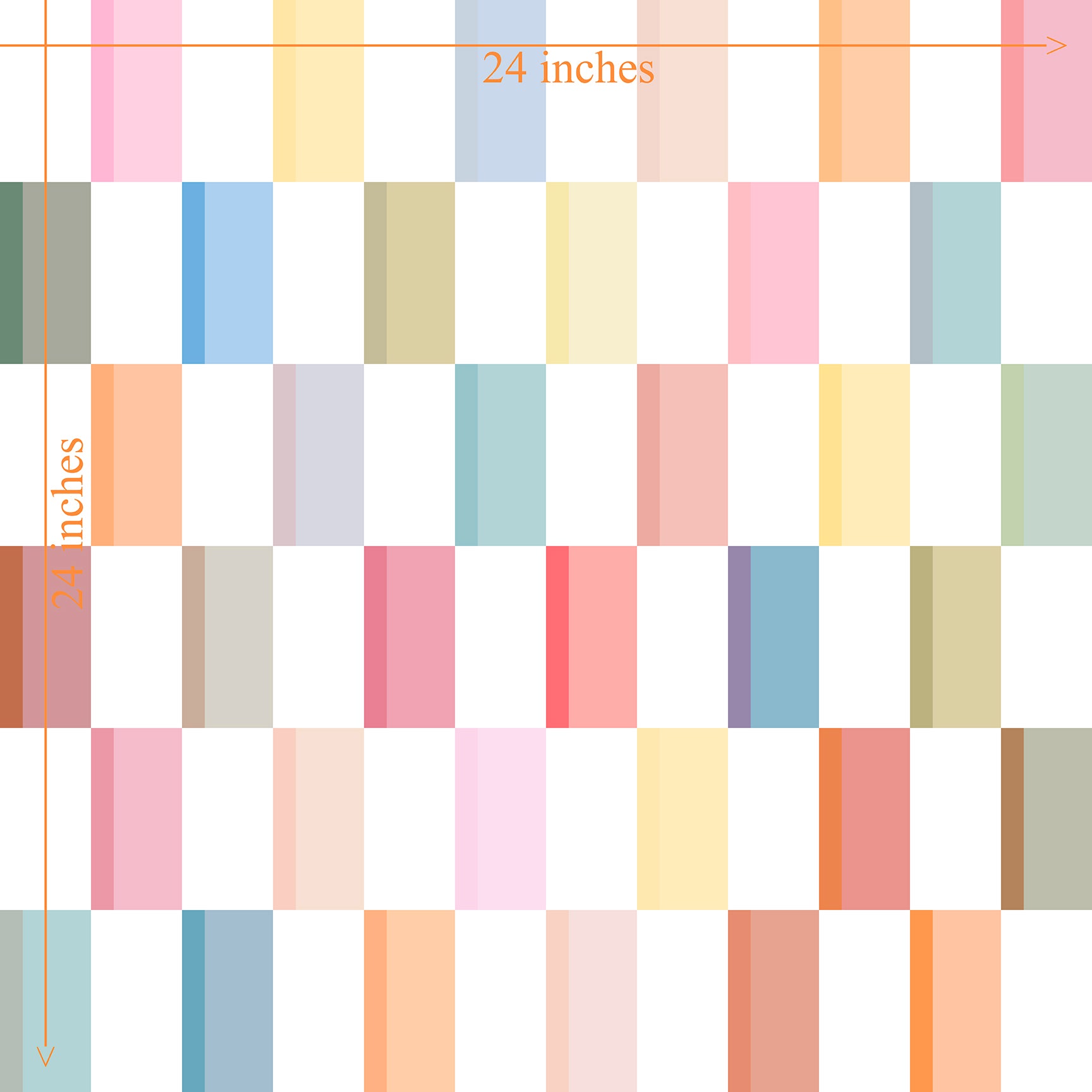 Oh Baby Pastel Geometric Wallpaper for a Sweet and Soft Nursery or Bedroom - Wallpaper | Victoria Bright Home - Colorful Modern Wallpaper For Your Home - - bedroom,checkered,feminine,kids,modern,multicolor,nursery,pink