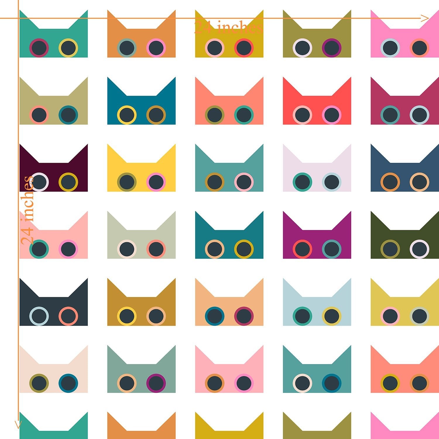 Scaredy Cats Feline Fine Cat Wallpaper for a Colorful Kid&