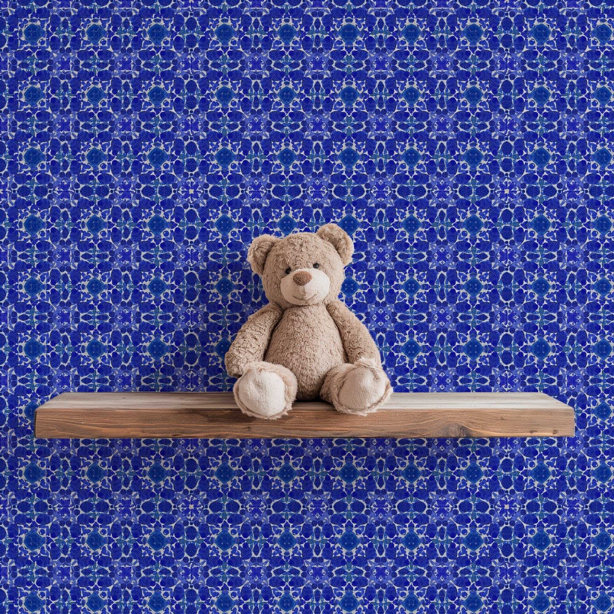 A Spot of Tea Victorian Lace Wallpaper for English Cottage Style - Wallpaper | Victoria Bright Home - Colorful Modern Wallpaper For Your Home - - abstract,bedroom,blue,feminine,kitchen,lace,nursery,victorian,vintage