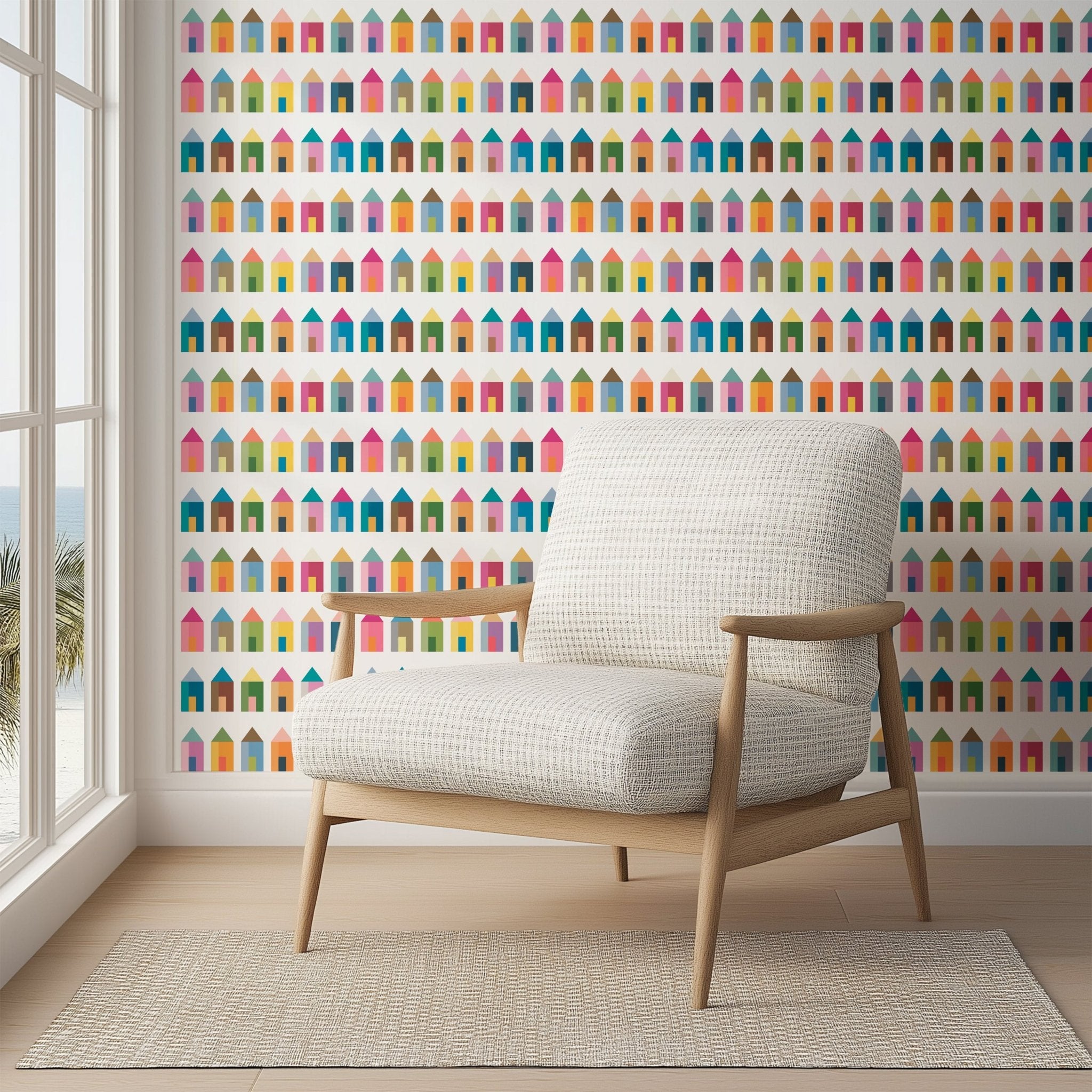 Living EXTRA Tiny Miniature House Modern Wallpaper