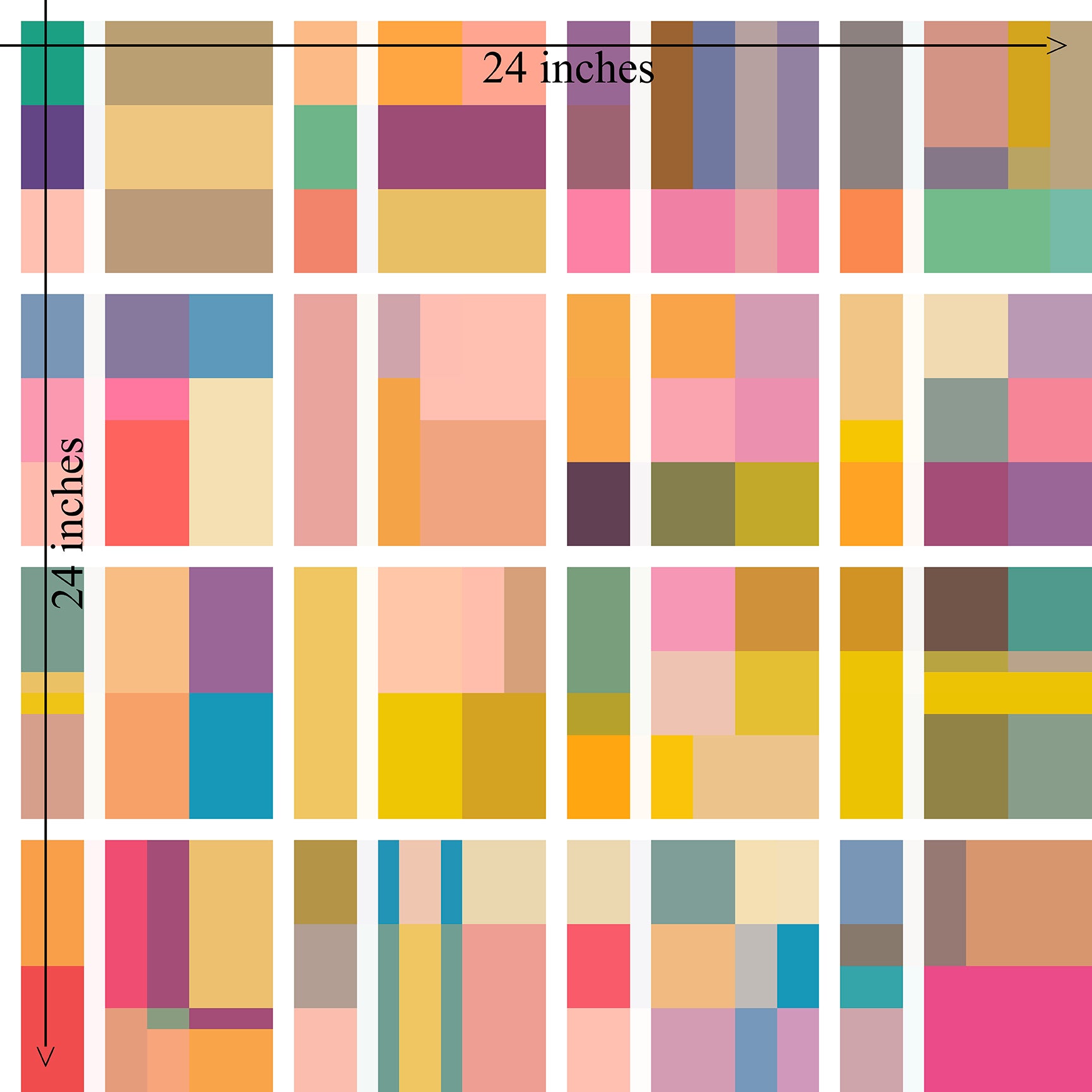 Mirabel Geometric Modern Wallpaper for a Bold Maximalist Look - Wallpaper | Victoria Bright Home - Colorful Modern Wallpaper For Your Home - - abstract,bedroom,dining,feminine,geometric,gold,green,kids,modern,multicolor,office,pink