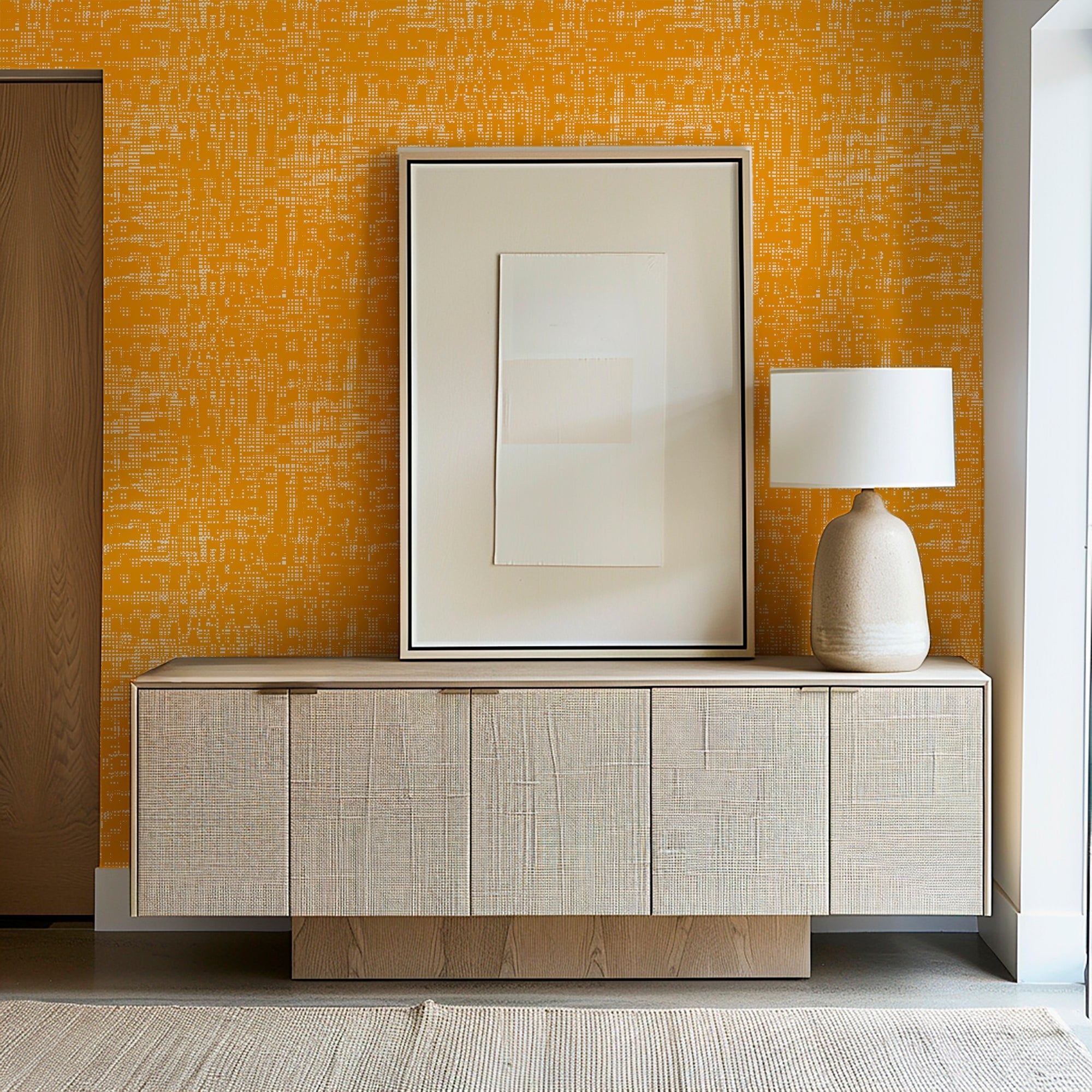 City Lights Abstract Modern Wallpaper for and Urban Loft Feel - Wallpaper | Victoria Bright Home - Colorful Modern Wallpaper For Your Home - - abstract,black,black and white,blue,dining,Gray,green,kitchen,modern,office,orange,pink