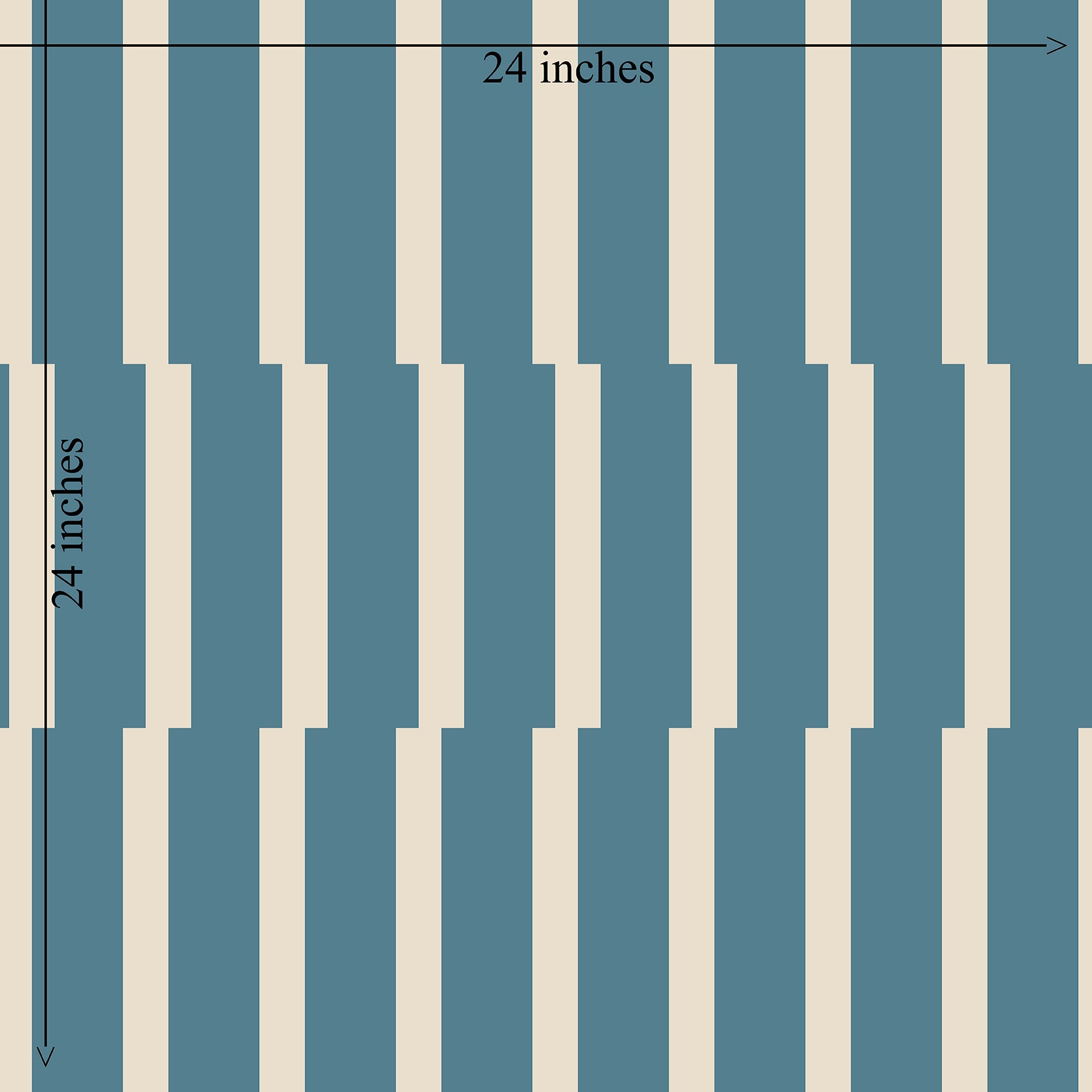 Joshua Tree Desert Oasis Wallpaper - Retro Minimalist Stripe in 5 Calming Colors