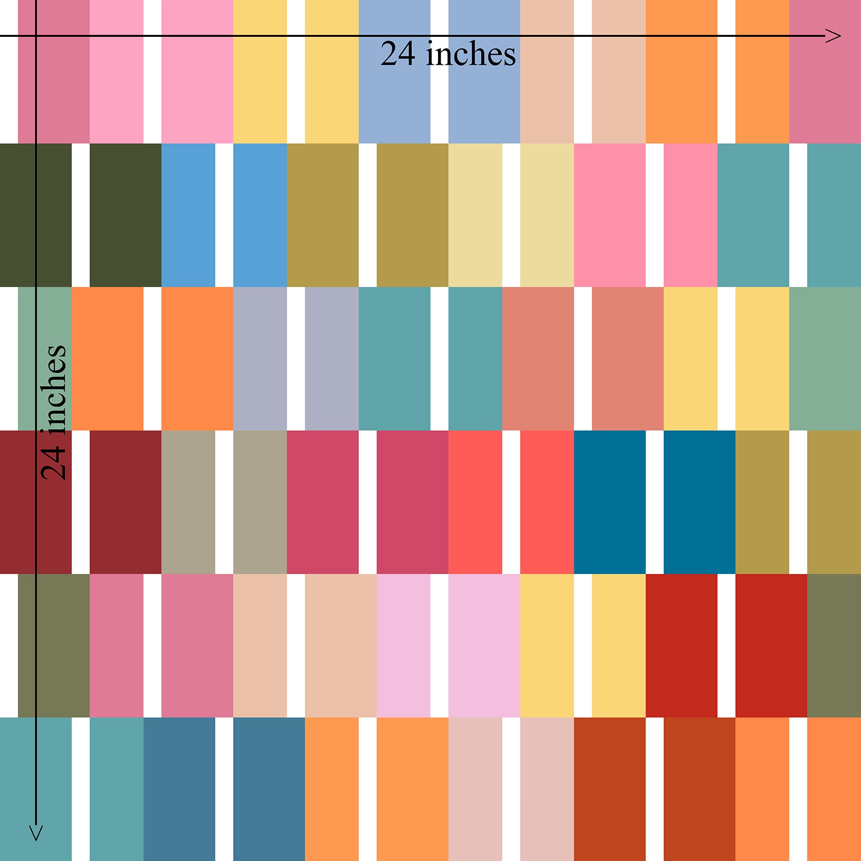 Jujubee Colorful Geometric Wallpaper for Modern Office or Playroom - Wallpaper | Victoria Bright Home - Colorful Modern Wallpaper For Your Home - - checkered,kids,modern,multicolor,nursery,office,retro,stripes