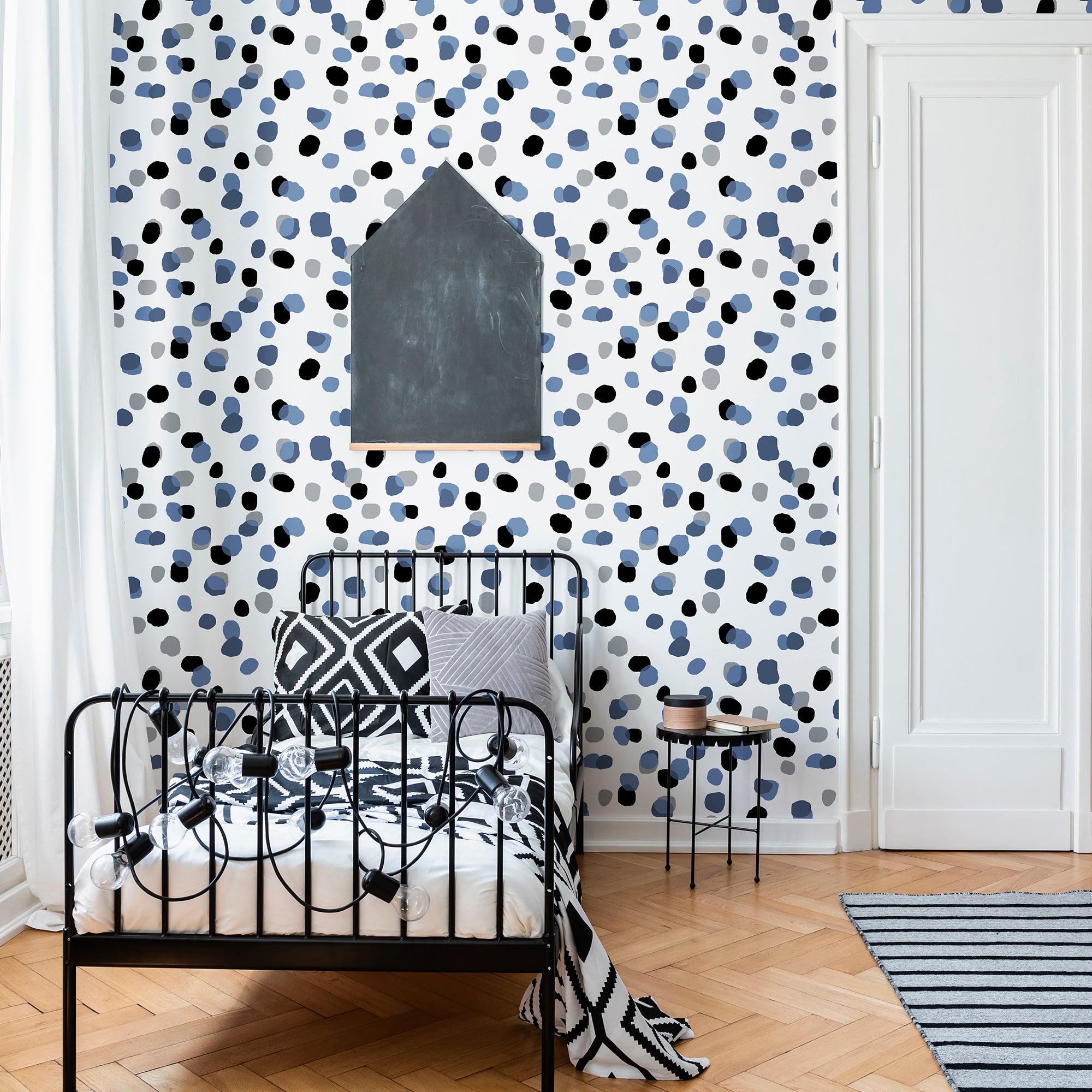 Sprinkles Bohemian Abstract Dot Wallpaper for Kitchen or Kid&