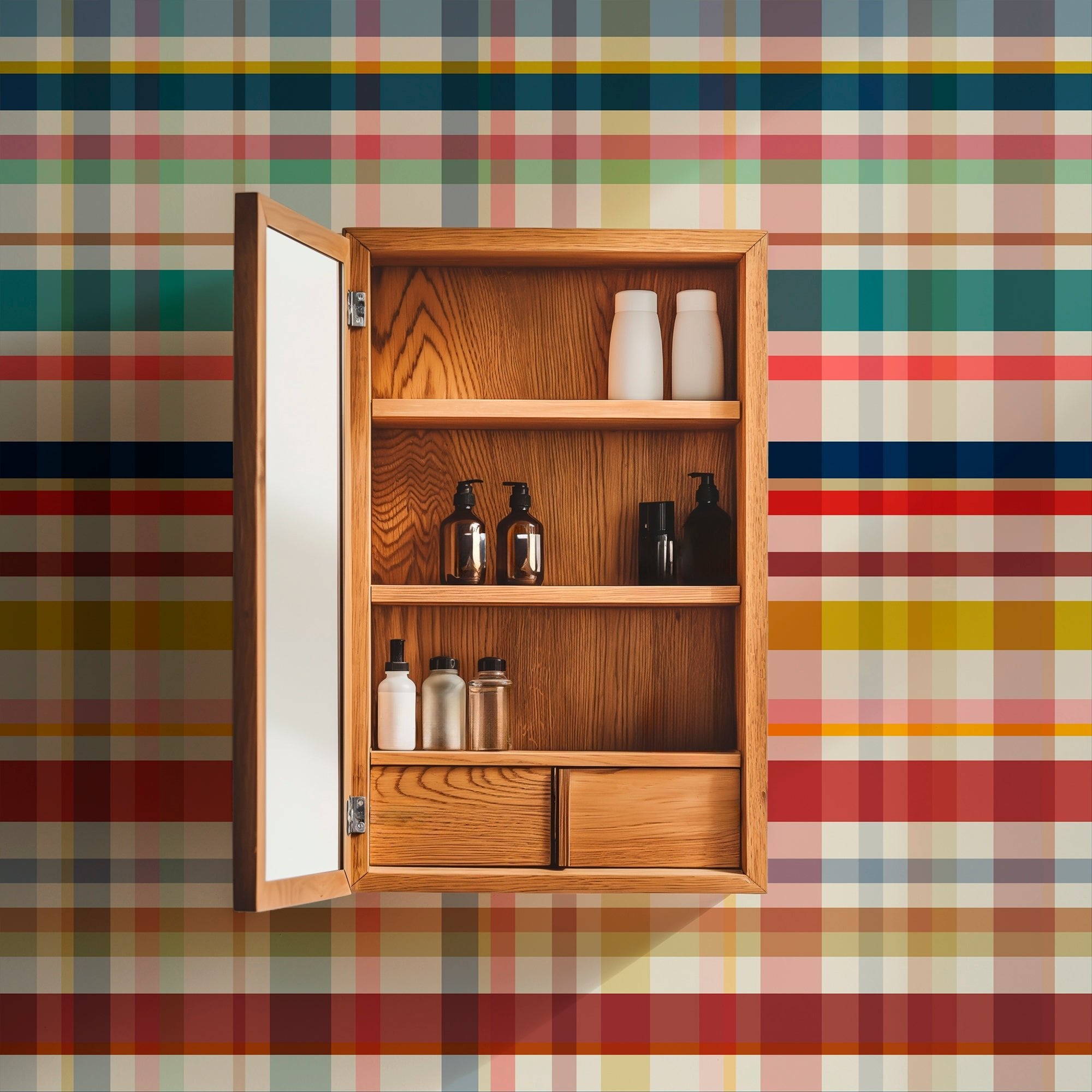 Boy Scout Vintage Plaid Wallpaper for Boy&