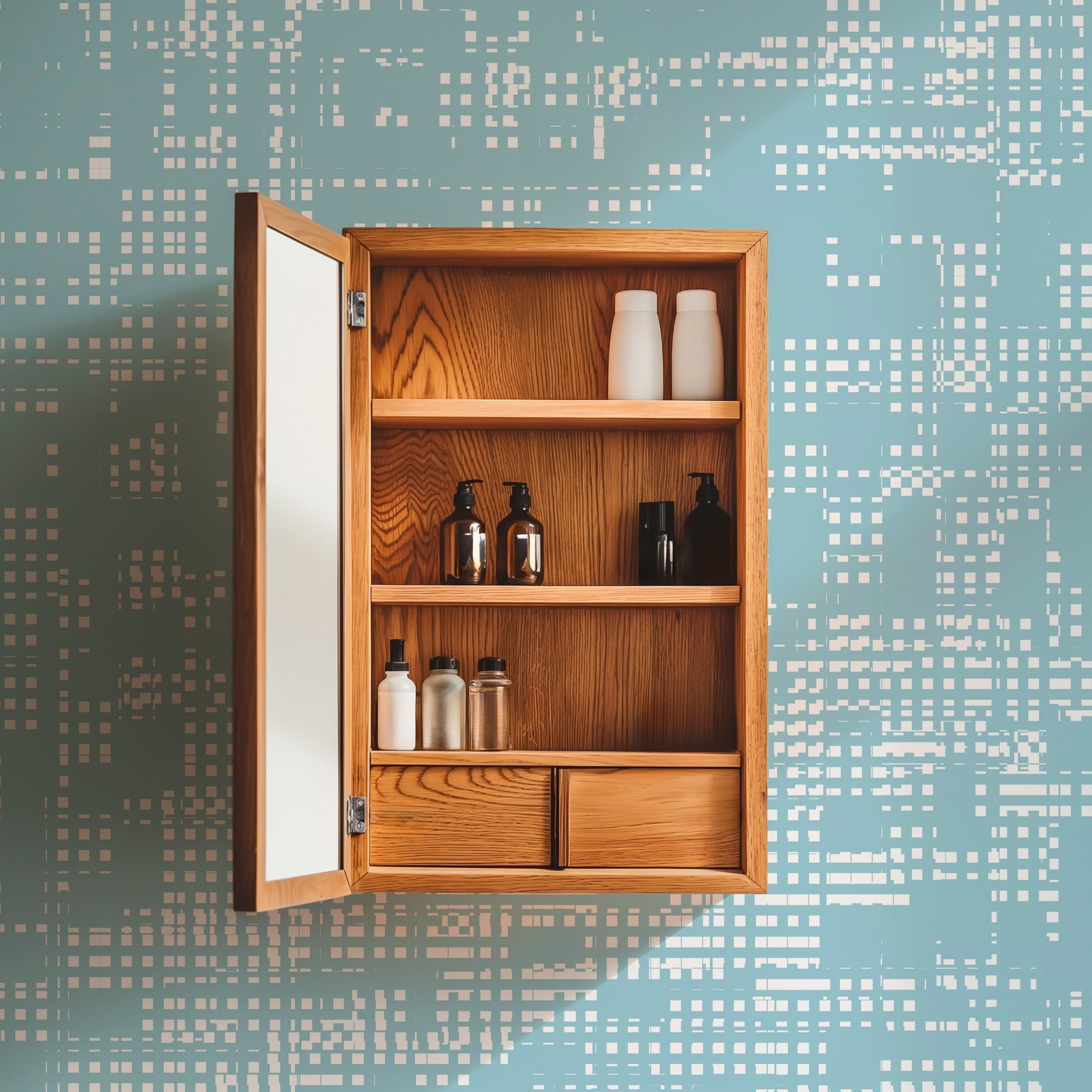 City Lights Abstract Modern Wallpaper for and Urban Loft Feel - Wallpaper | Victoria Bright Home - Colorful Modern Wallpaper For Your Home - - abstract,black,black and white,blue,dining,Gray,green,kitchen,modern,office,orange,pink