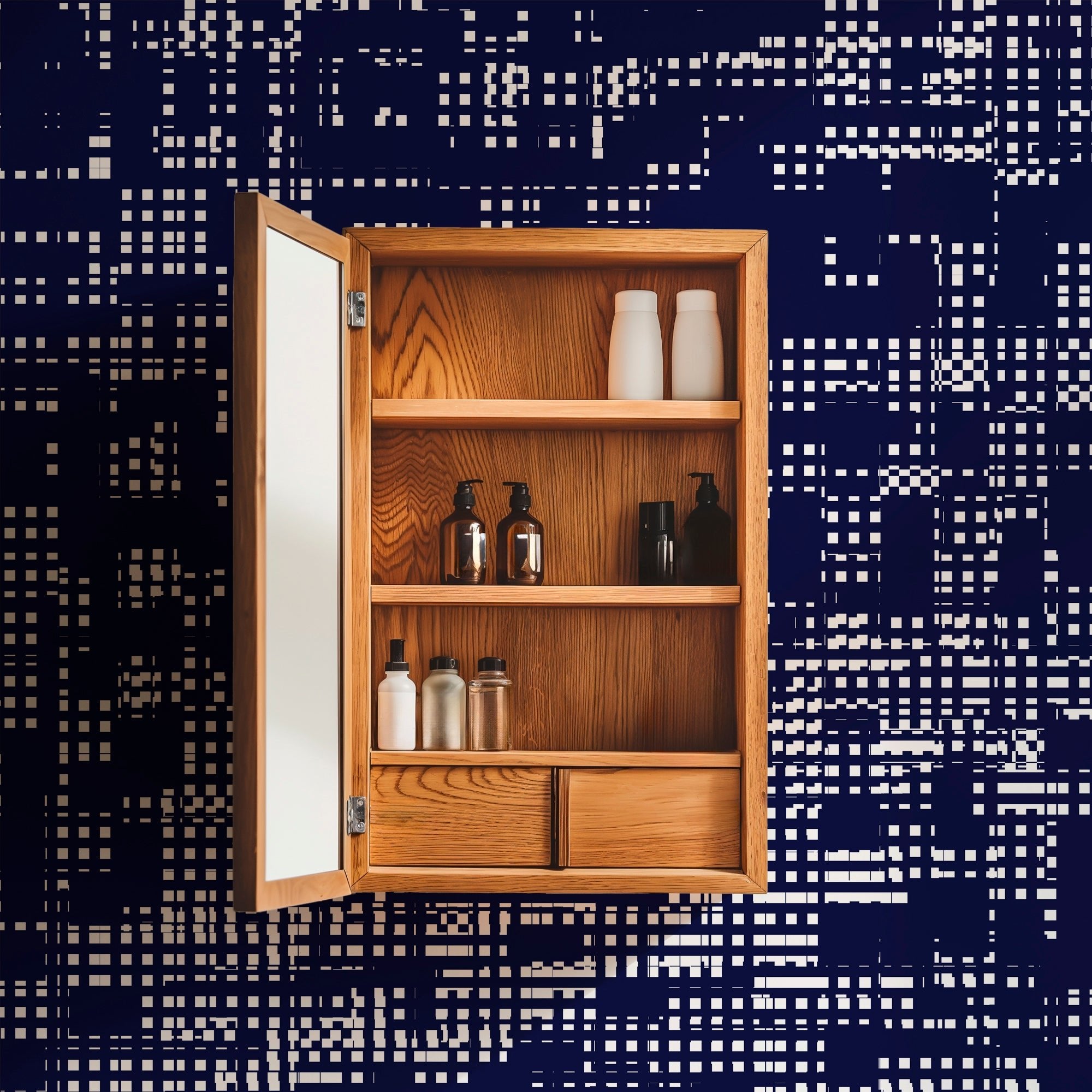 City Lights Abstract Modern Wallpaper for and Urban Loft Feel - Wallpaper | Victoria Bright Home - Colorful Modern Wallpaper For Your Home - - abstract,black,black and white,blue,dining,Gray,green,kitchen,modern,office,orange,pink