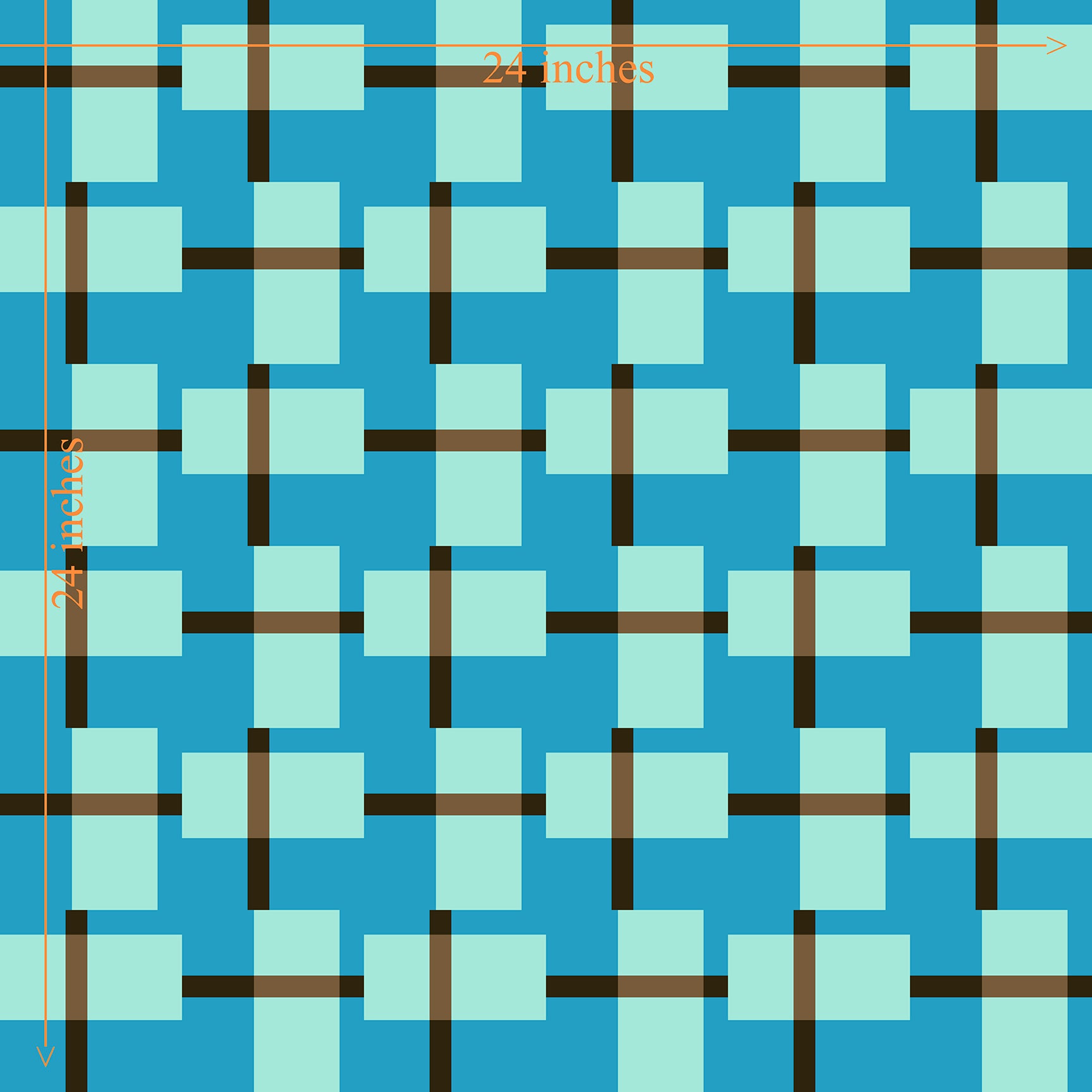 Non Trad Rad Retro Plaid Modern Wallpaper in Blue and Mint Green - Wallpaper | Victoria Bright Home - Colorful Modern Wallpaper For Your Home - - bedroom,blue,brown,kids,kitchen,living,modern,office,plaid,retro,turquoise