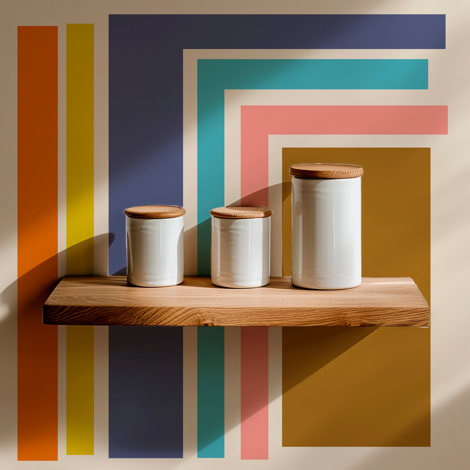 Off The Cuff Retro Wallpaper For Bold Sixties Flavor - Wallpaper | Victoria Bright Home - Colorful Modern Wallpaper For Your Home - - bedroom,dining,living,mid century,modern,multicolor,office,retro,sixties