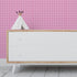 Pink Sweet Pea Geometric Floral Wallpaper for an Eclectic Bohemian Style - Wallpaper | Victoria Bright Home - Colorful Modern Wallpaper For Your Home - - floral,kids,kitchen,modern,nursery,office,pink