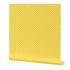 Modernist Mini Dot Wallpaper in Nostalgic Colors for Mid Century Modern Decor - Wallpaper | Victoria Bright Home - Colorful Modern Wallpaper For Your Home - Peel and Stick Removeable Sample 11 x 24 inches yellow mod mini dot dark - bedroom,blue,dining,dots,feminine,green,kids,kitchen,mid century,modern,nursery,office,red,retro,sixties,yellow