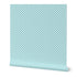 Modernist Mini Dot Wallpaper in Nostalgic Colors for Mid Century Modern Decor - Wallpaper | Victoria Bright Home - Colorful Modern Wallpaper For Your Home - Peel and Stick Removeable Sample 11 x 24 inches blue pale mod mini dot dark - bedroom,blue,dining,dots,feminine,green,kids,kitchen,mid century,modern,nursery,office,red,retro,sixties,yellow