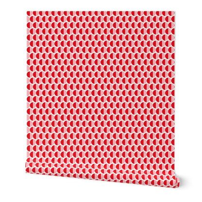 Split Second — Mid Century Half Circle Dot Geometric Wallpaper