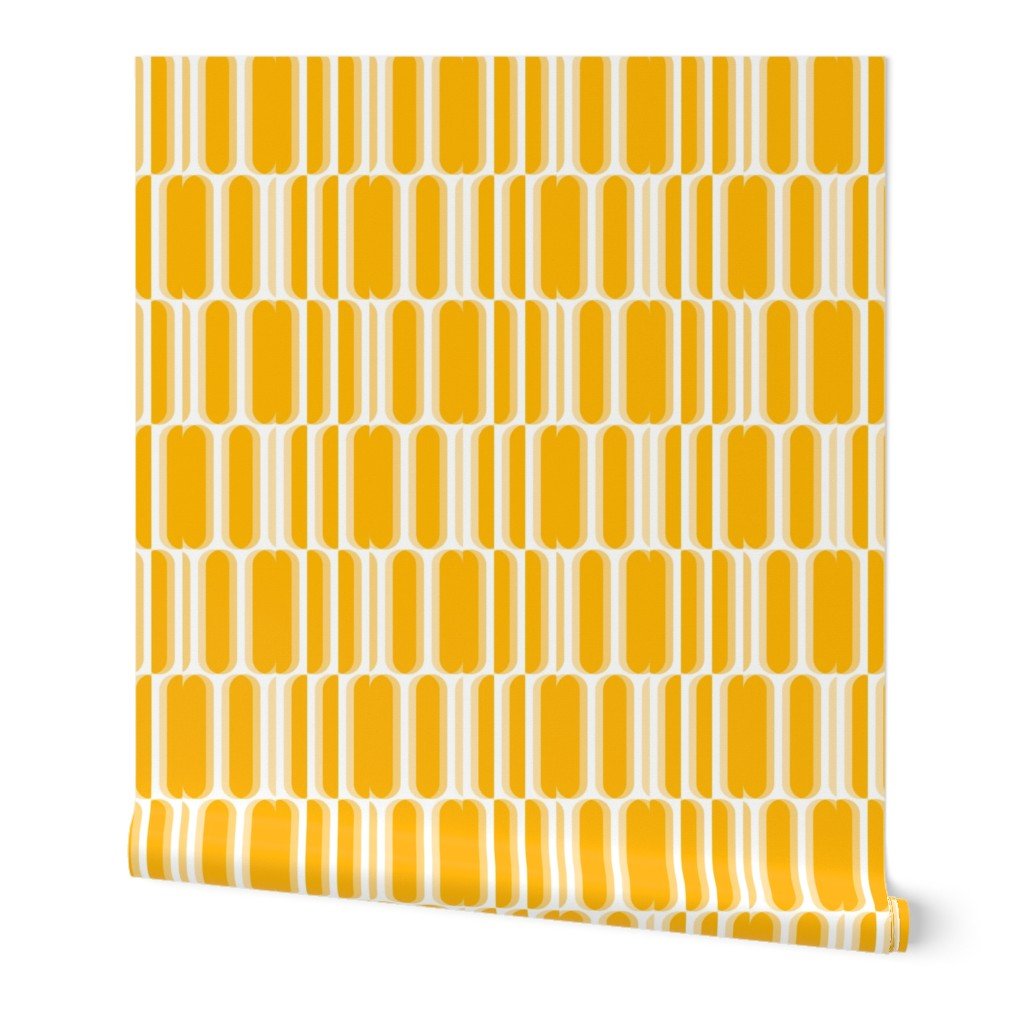 Jumble Mid-Century Modern Geometric Wallpaper