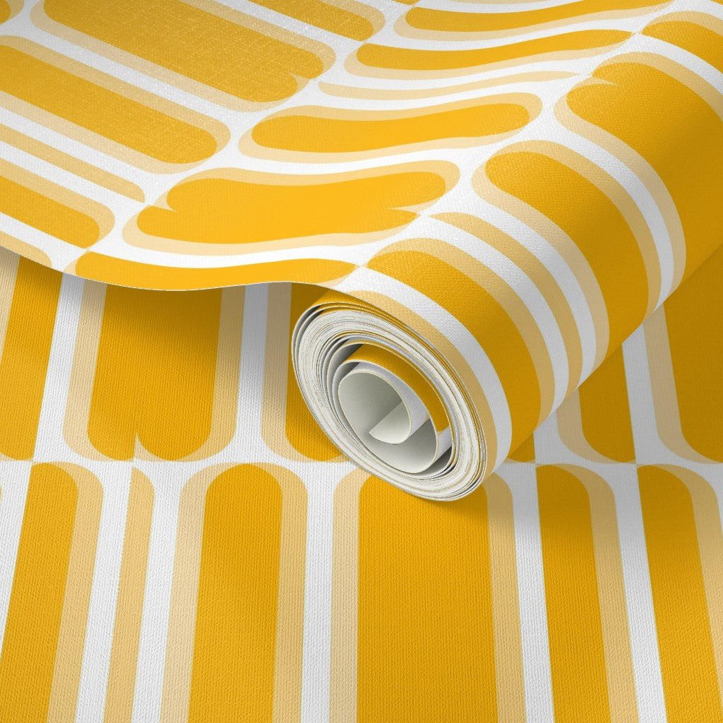 Jumble Mid-Century Modern Geometric Wallpaper