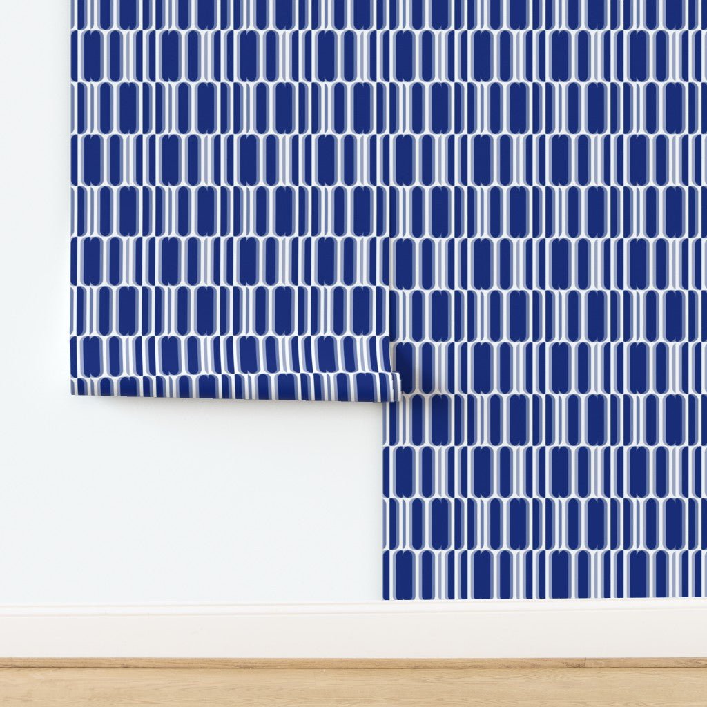 Jumble Mid-Century Modern Geometric Wallpaper