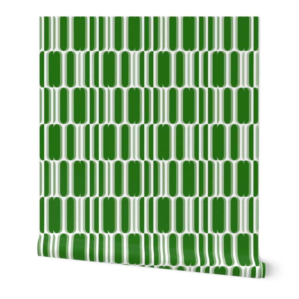 Jumble Mid-Century Modern Geometric Wallpaper