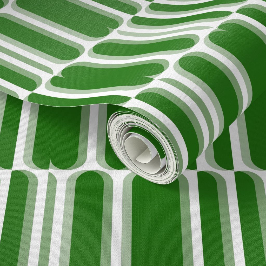 Jumble Mid-Century Modern Geometric Wallpaper
